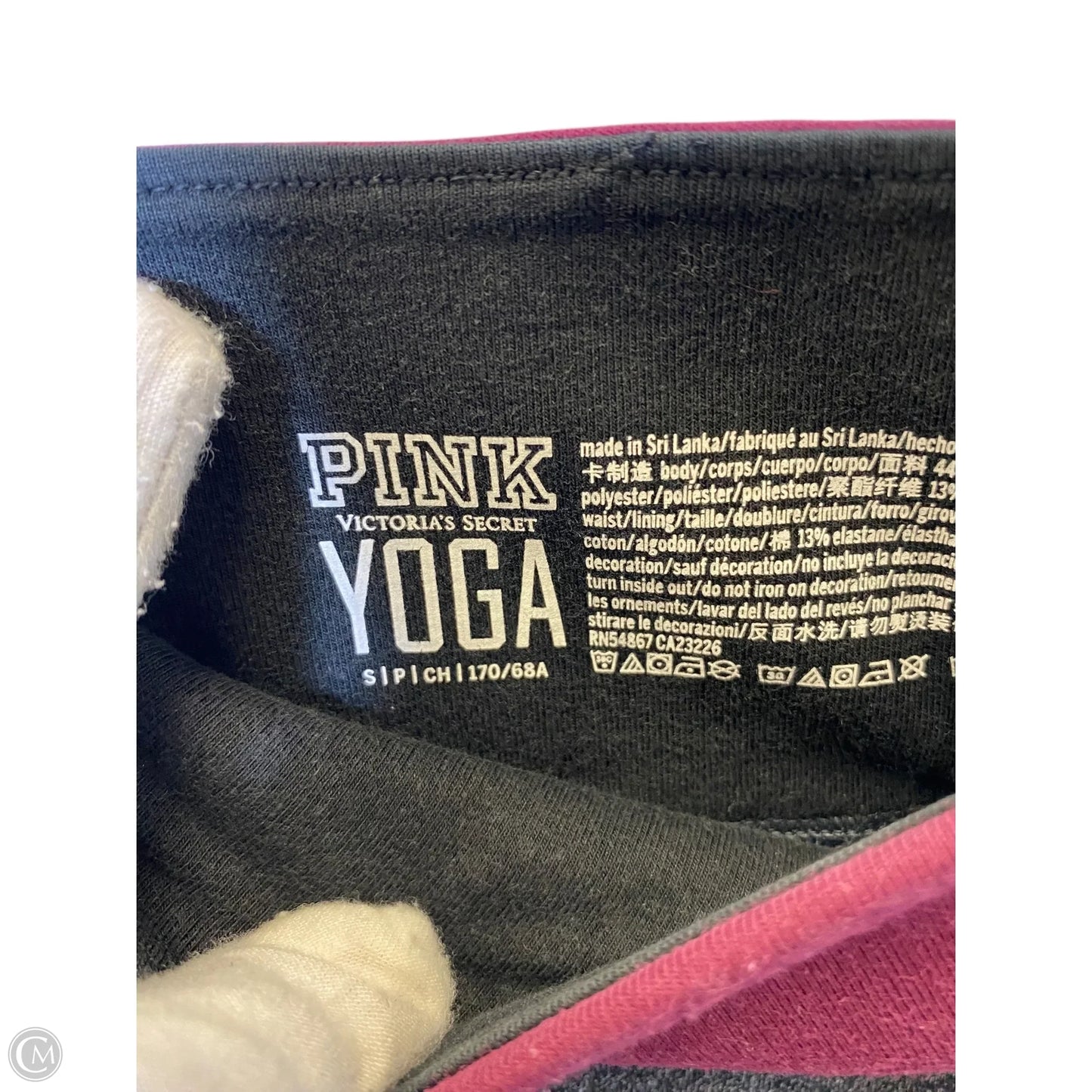 Athletic Leggings By Pink In Multi-colored, Size: S