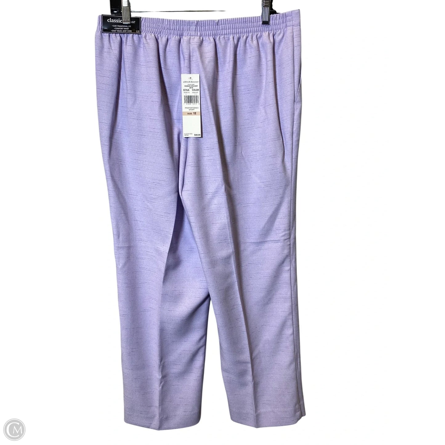 Pants Dress By Alfred Dunner In Purple, Size: 12