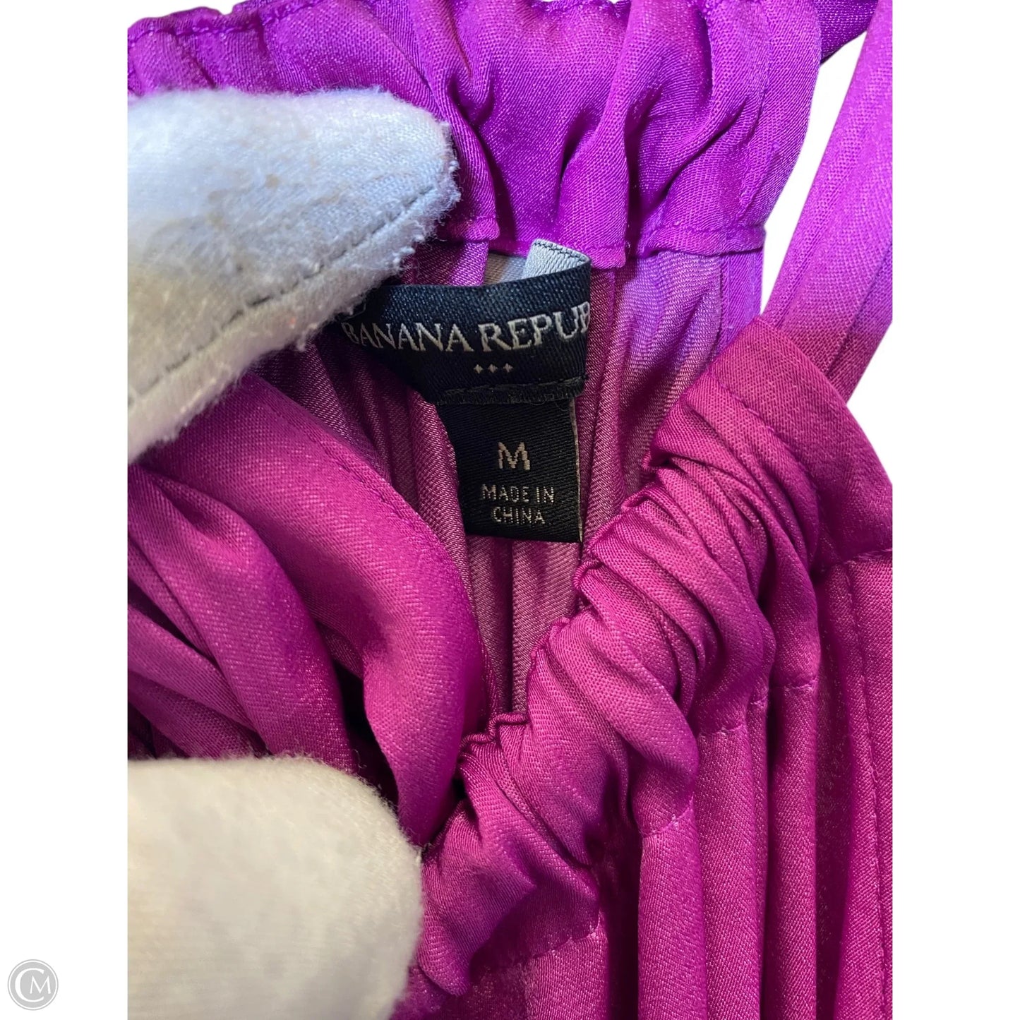 Dress Casual Midi By Banana Republic In Purple, Size: M