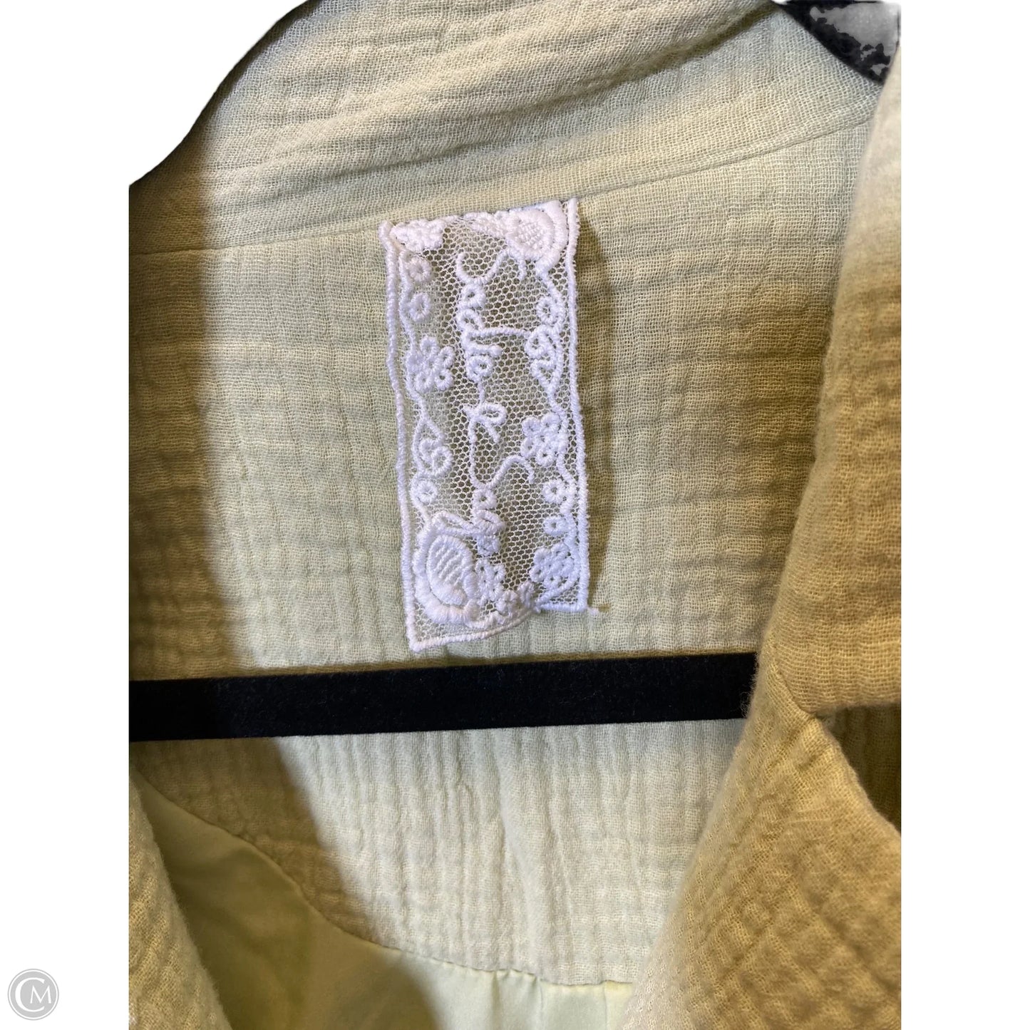 Blazer By Clothes Mentor In Green, Size: L