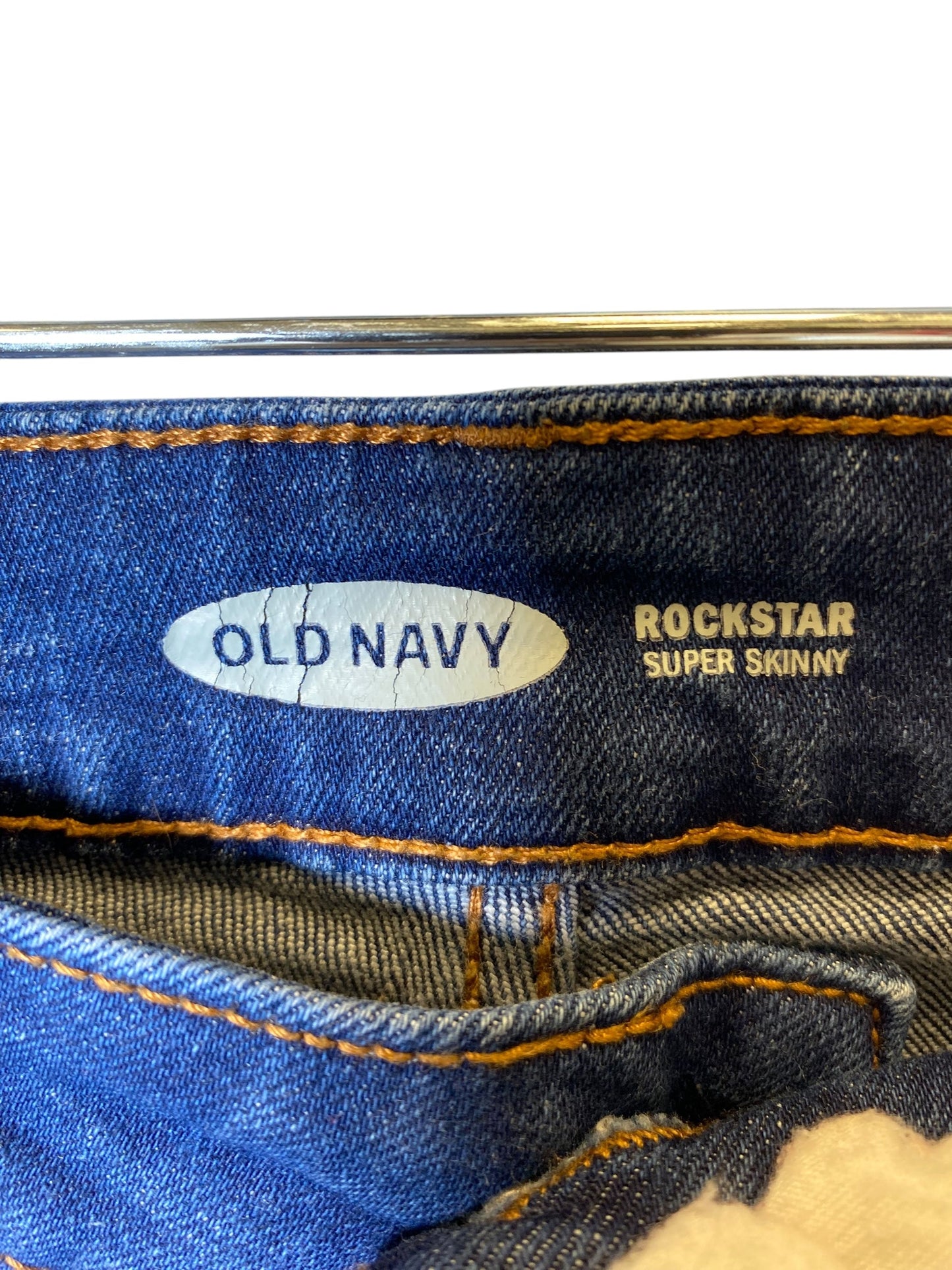 Jeans Skinny By Old Navy In Blue Denim, Size: 4