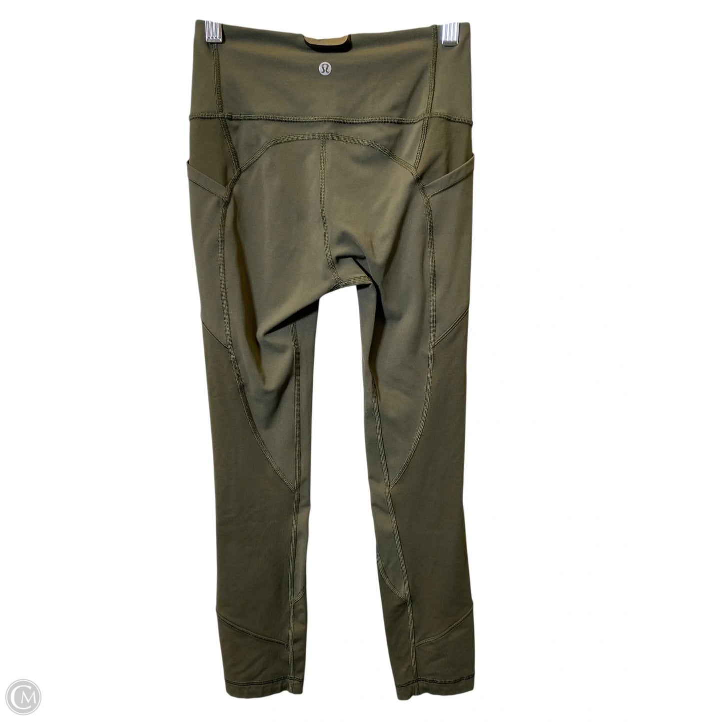 Athletic Leggings By Lululemon In Green, Size: 4