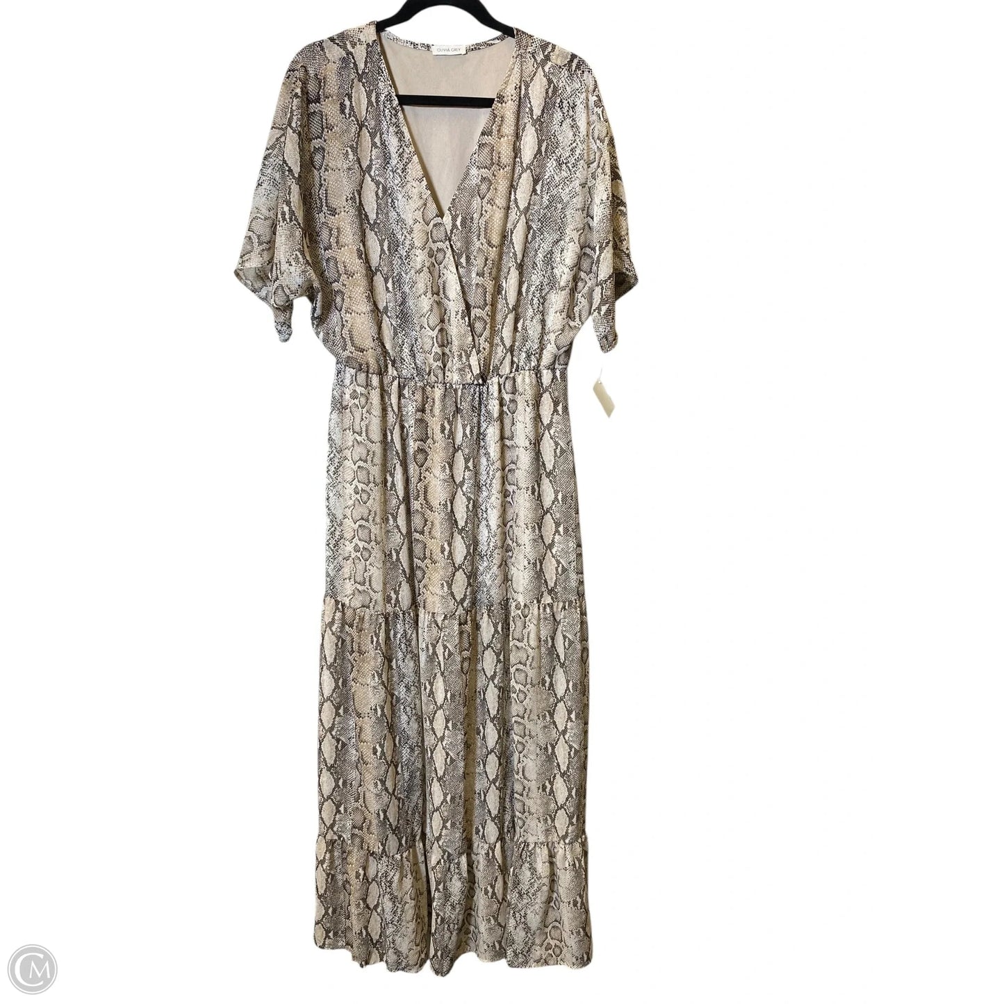 Dress Casual Maxi By Clothes Mentor In Animal Print, Size: L