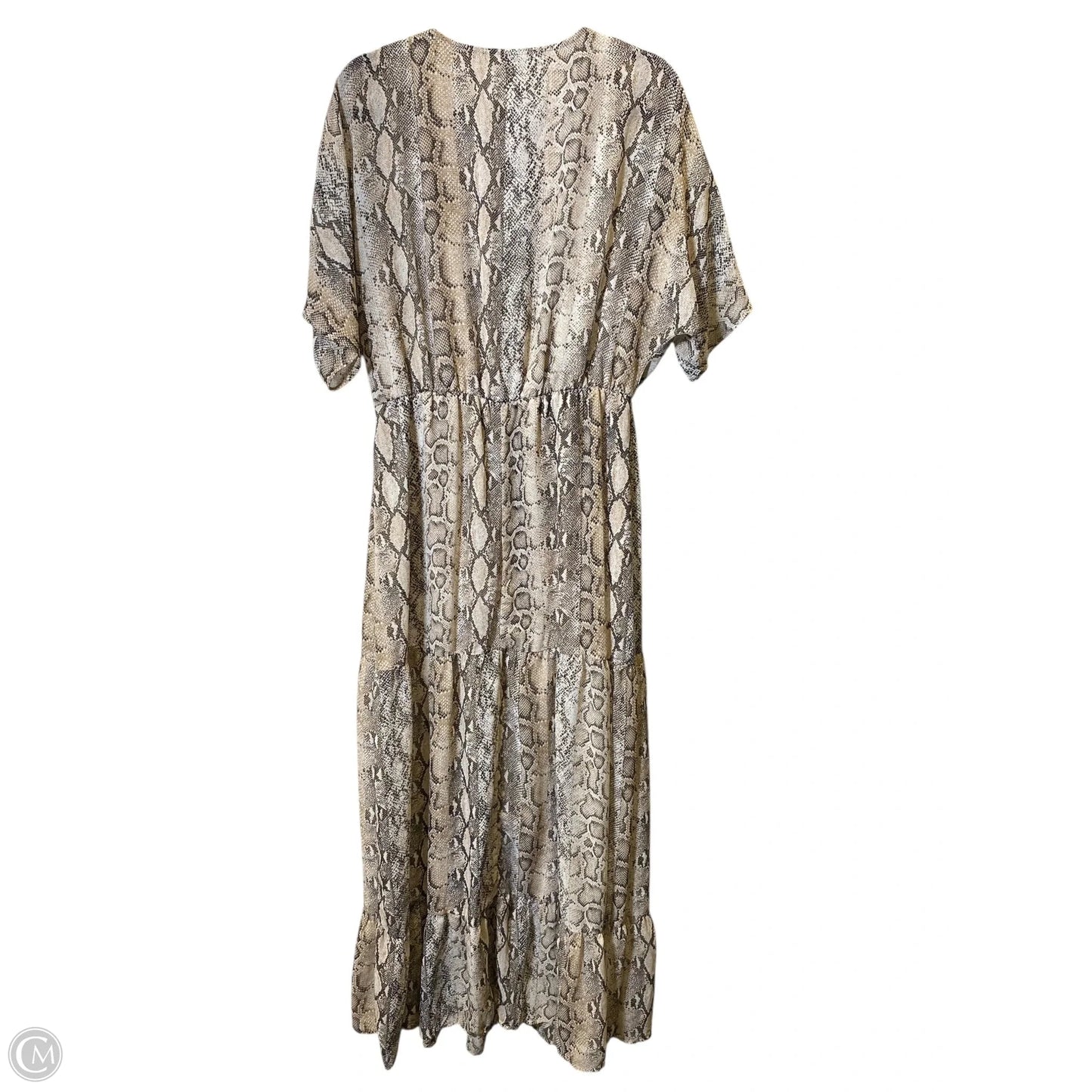 Dress Casual Maxi By Clothes Mentor In Animal Print, Size: L