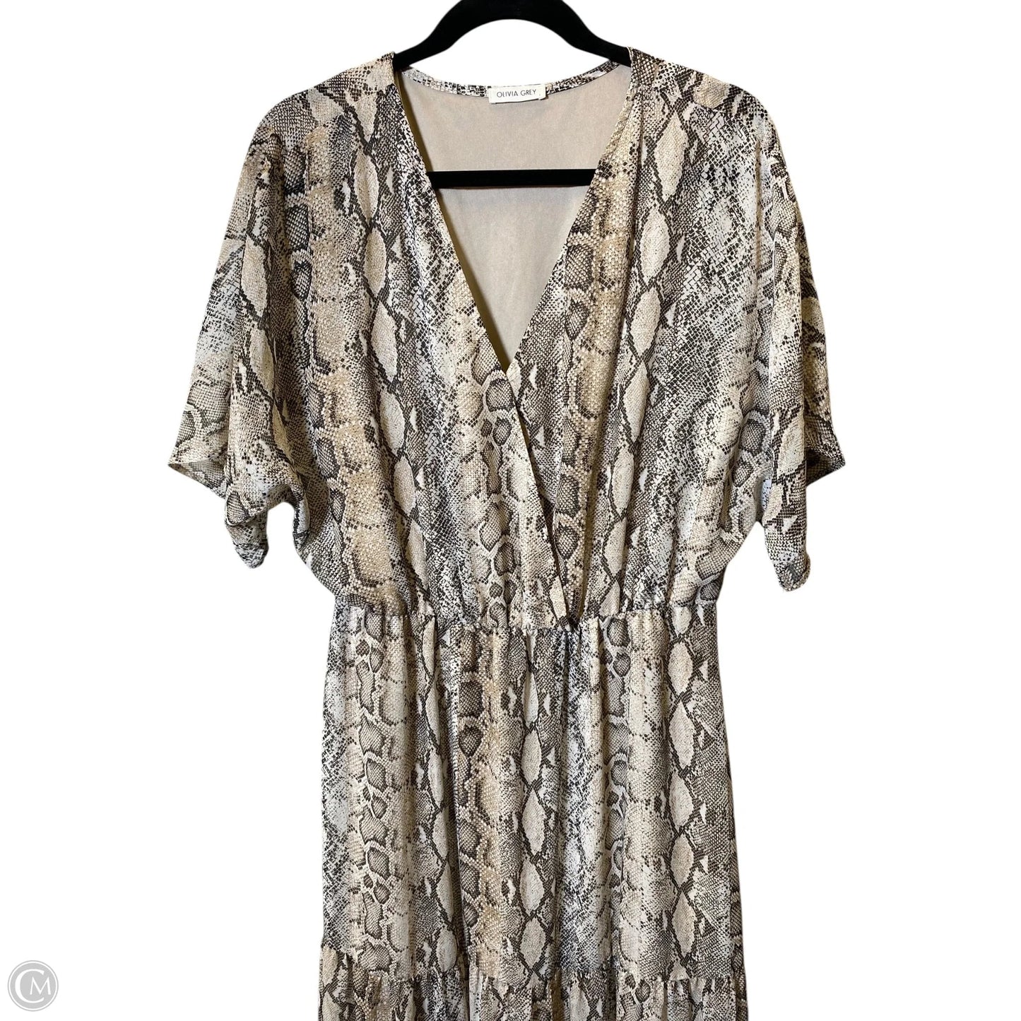 Dress Casual Maxi By Clothes Mentor In Animal Print, Size: L