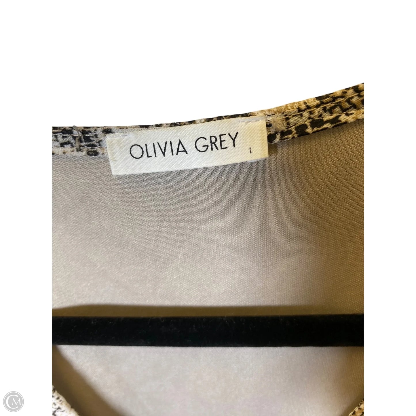 Dress Casual Maxi By Clothes Mentor In Animal Print, Size: L