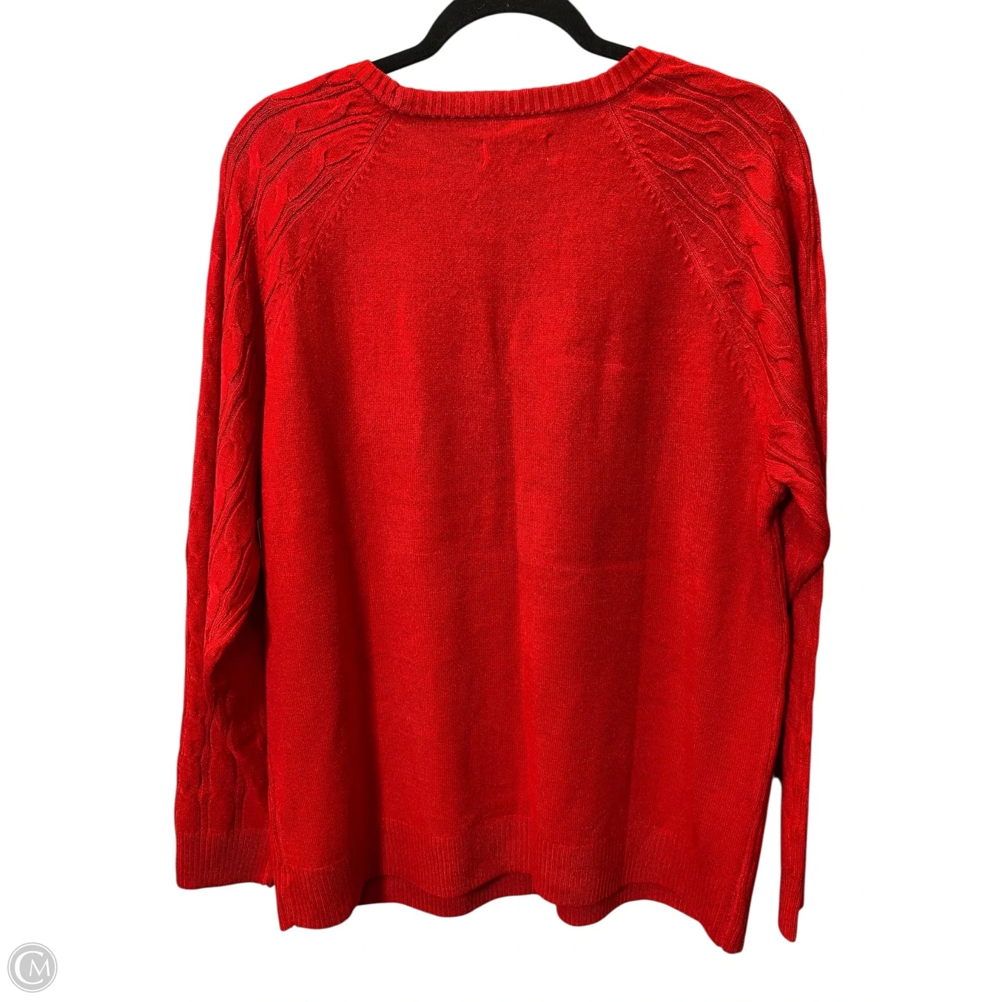 Sweater By Croft And Barrow In Red, Size: Xl