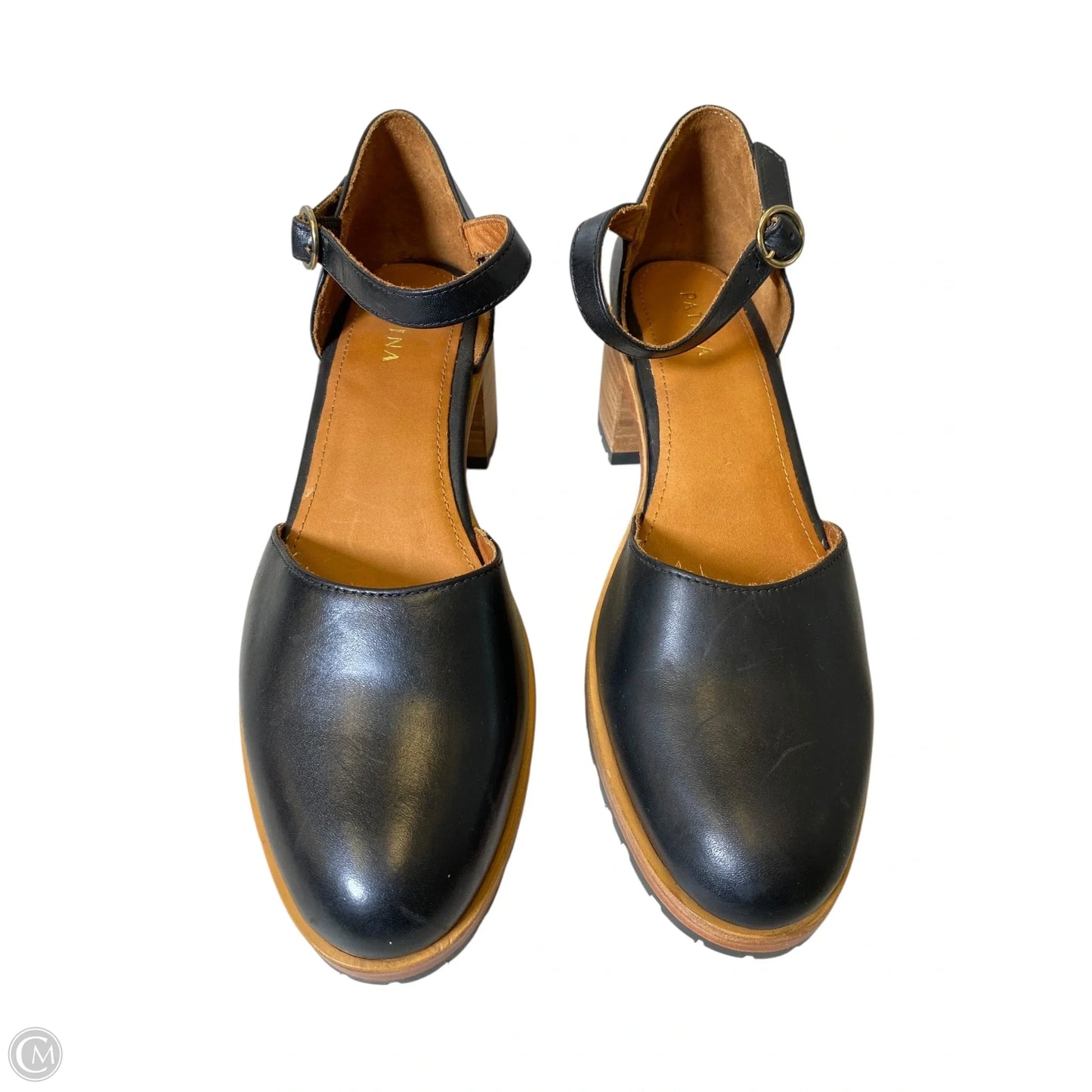 Shoes Heels Block By Patina In Black & Brown, Size: 11