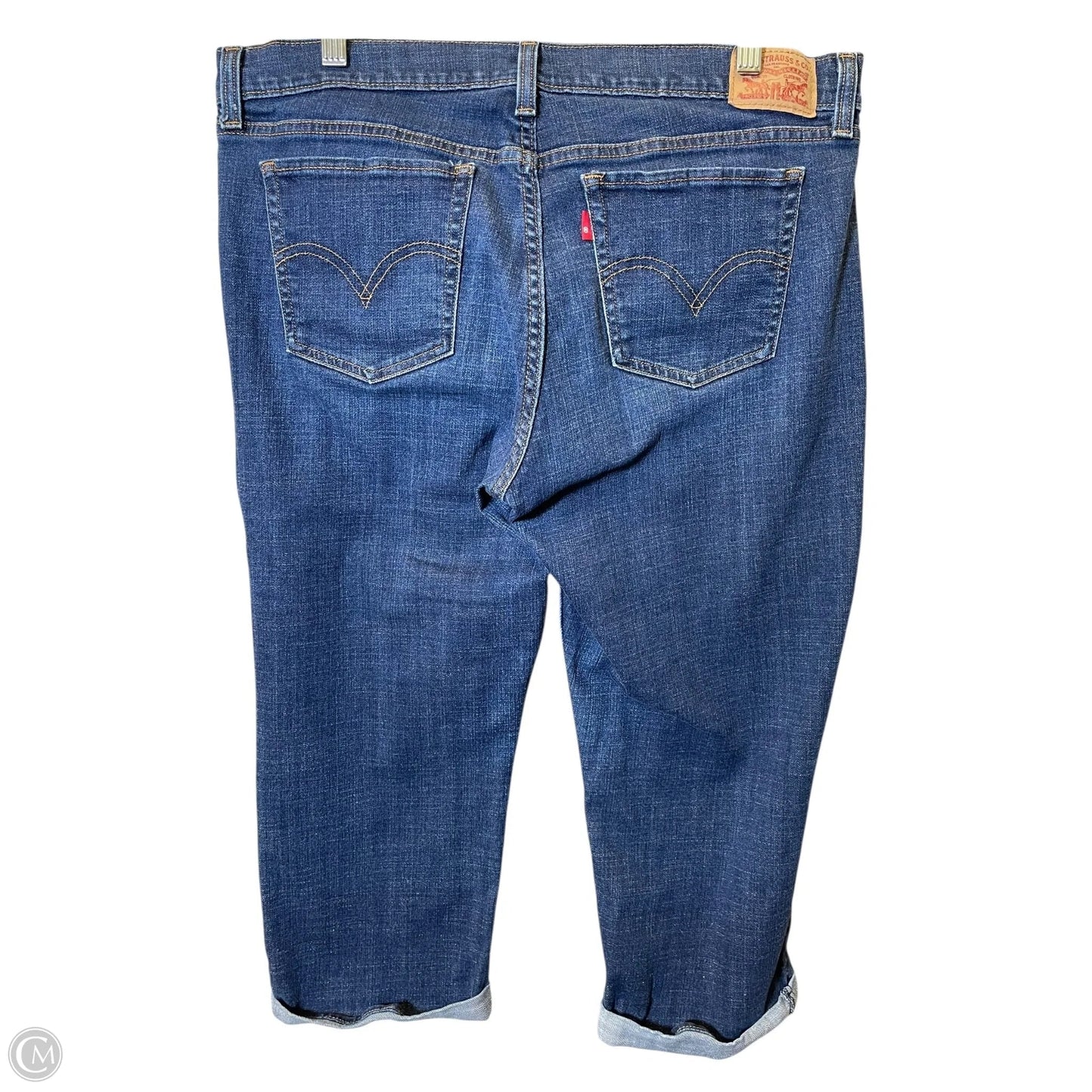 Capris By Levis In Pink Denim, Size: 14