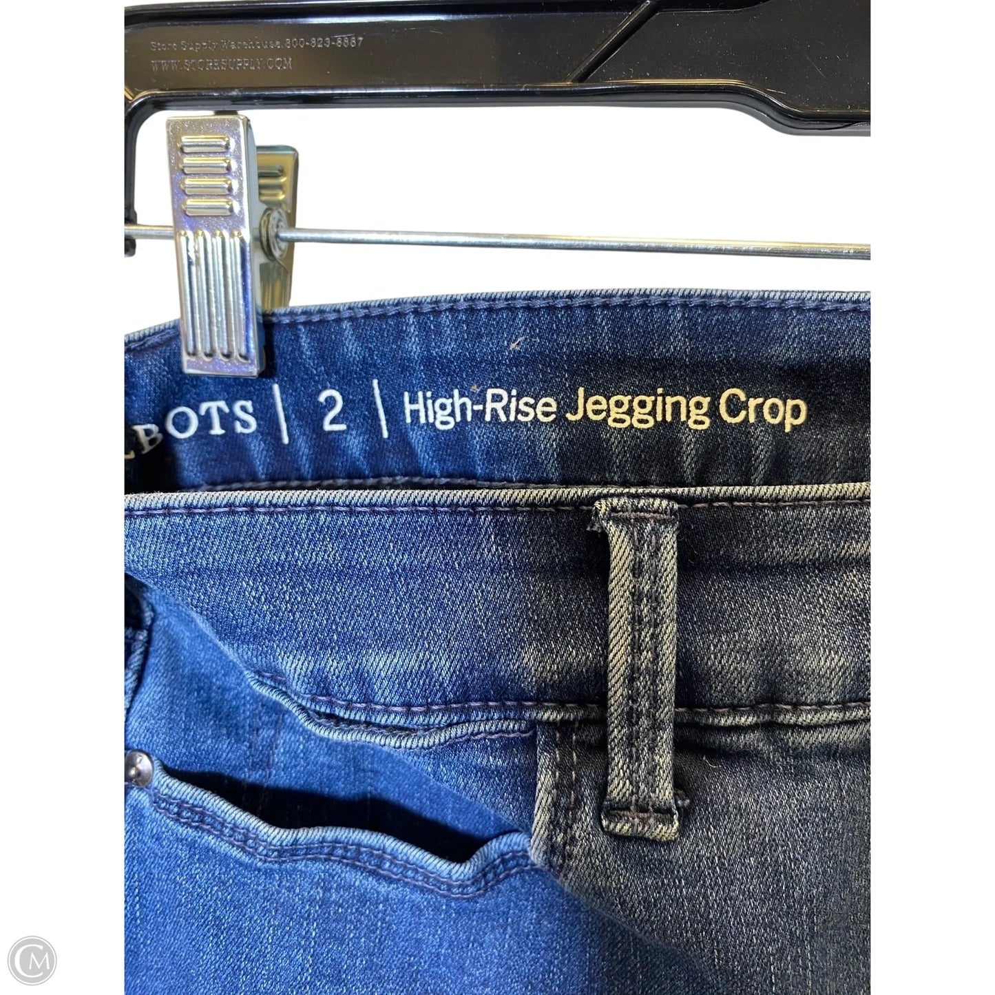 Jeans Skinny By Talbots In Blue Denim, Size: 2