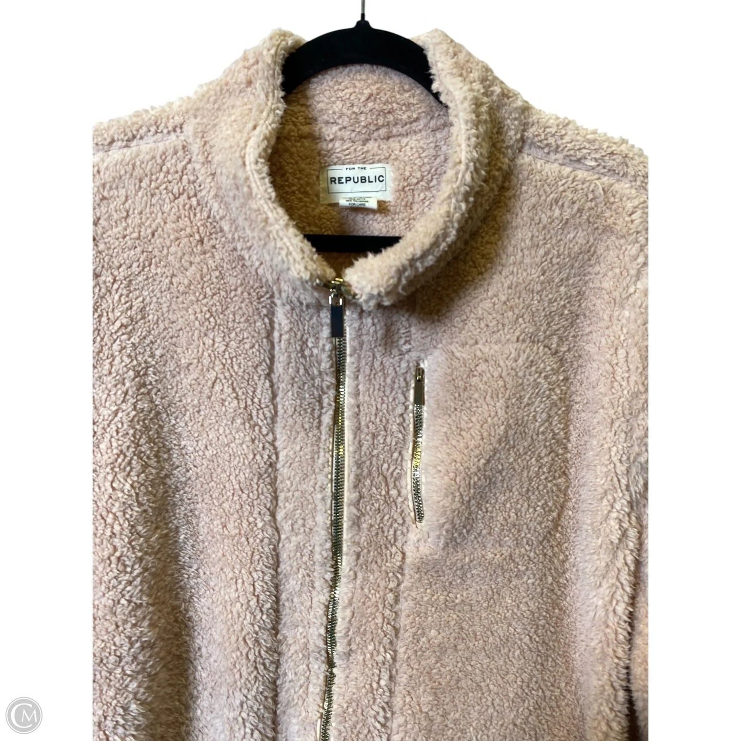 Jacket Faux Fur & Sherpa By Clothes Mentor In Pink, Size: 3x