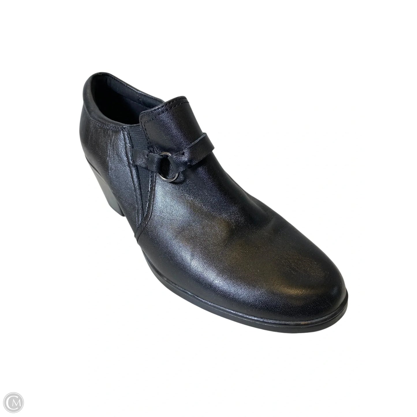 Boots Ankle Heels By Clarks In Black, Size: 8.5