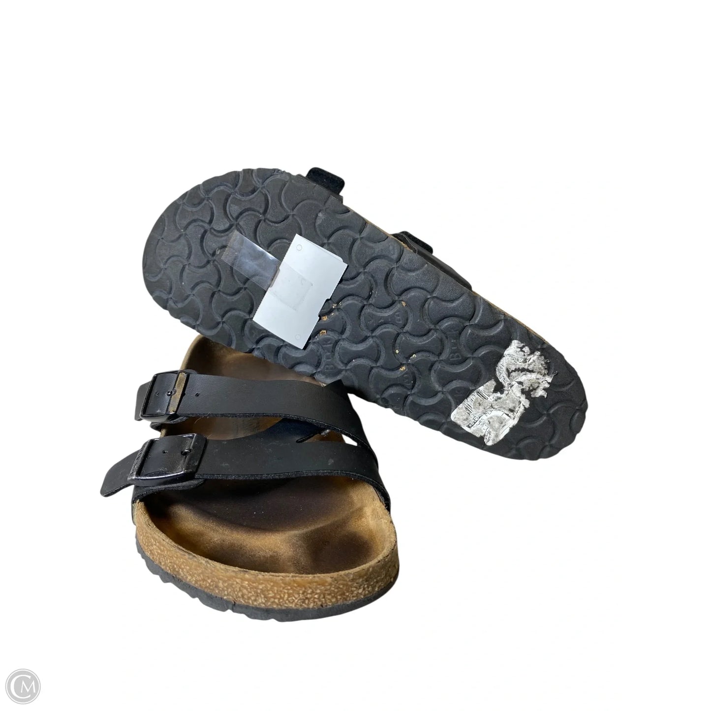 Sandals Flats By Birkenstock In Brown, Size: 42