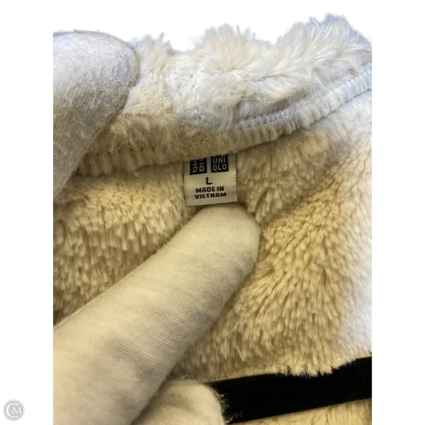 Jacket Faux Fur & Sherpa By Uniqlo In Tan, Size: L