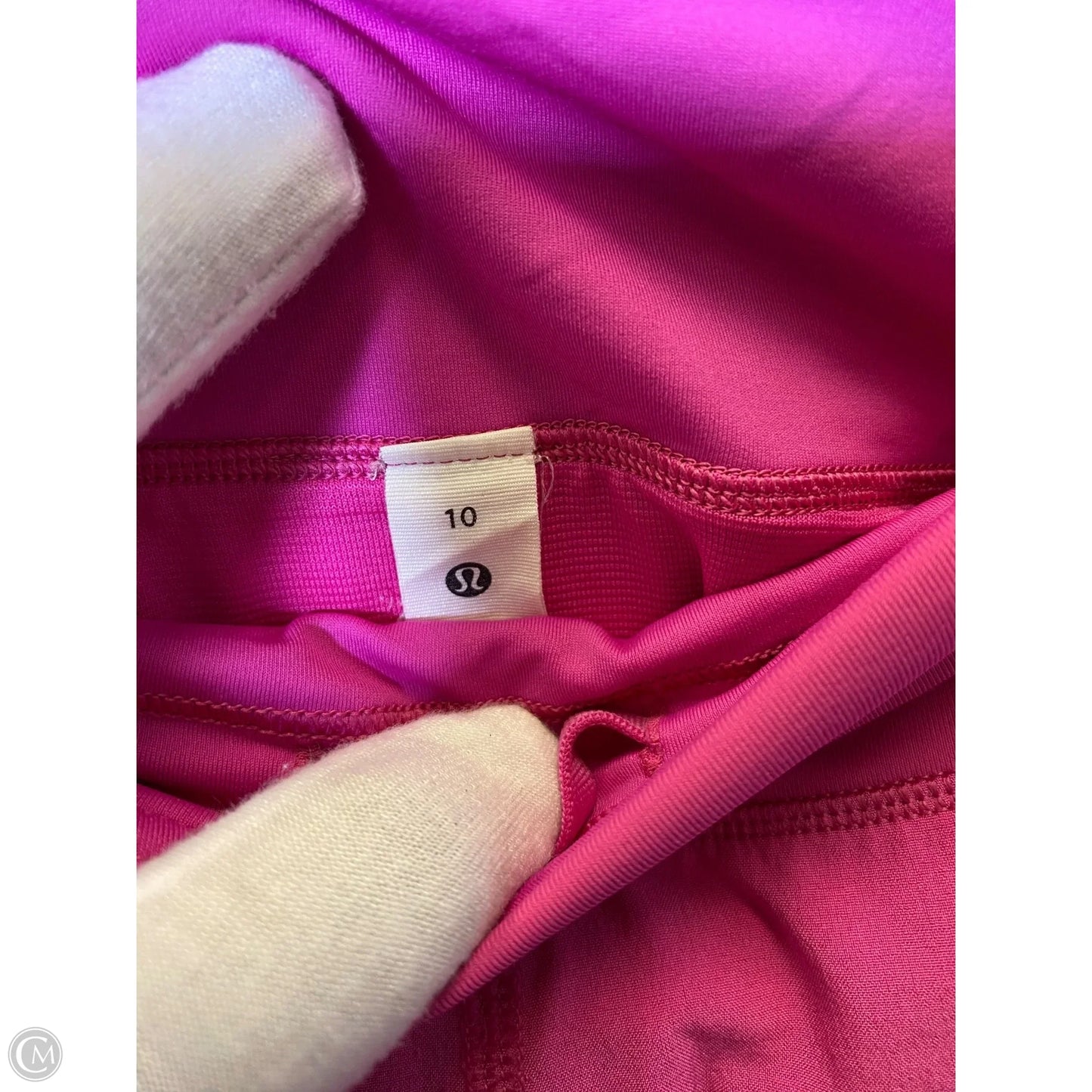 Athletic Shorts By Lululemon In Pink, Size: 10