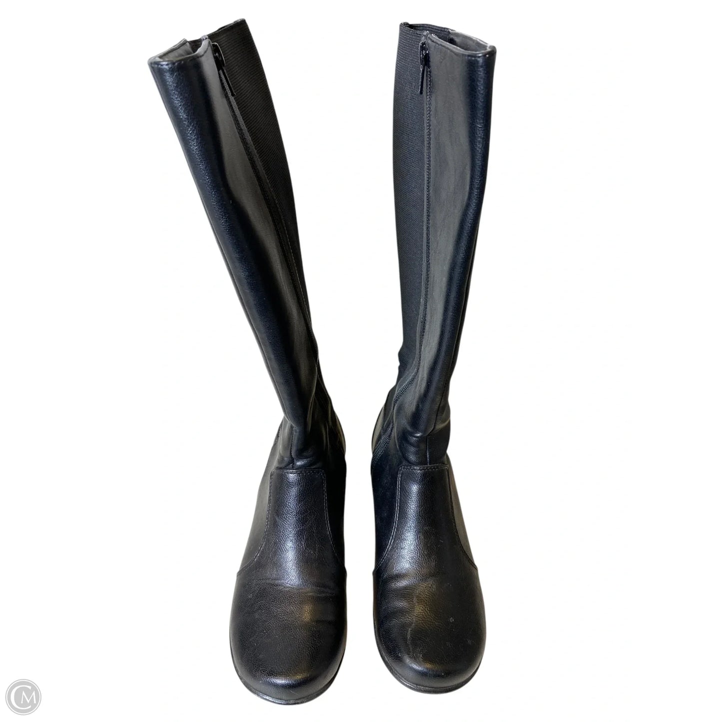 Boots Knee Flats By Hush Puppies In Black, Size: 8