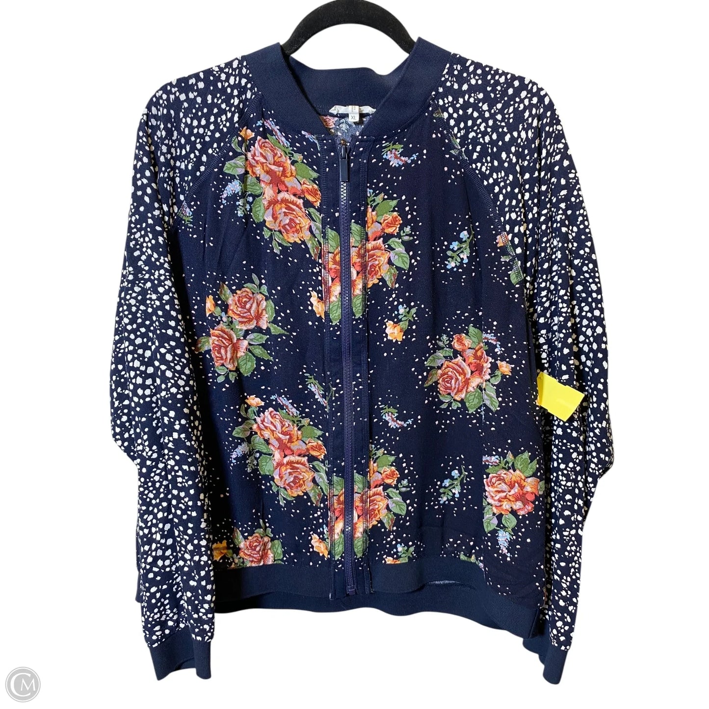 Blouse Long Sleeve By Maurices In Multi-colored, Size: Xl