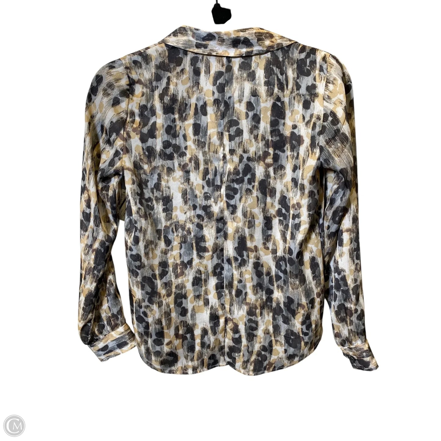 Top Long Sleeve By Loft In Animal Print, Size: Xxsp