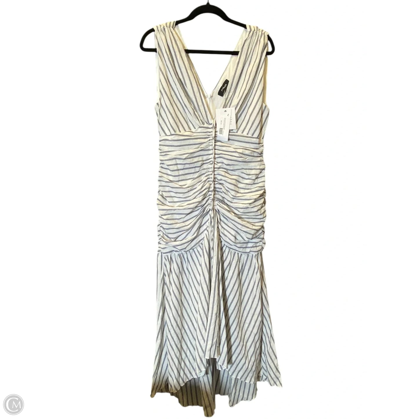 Dress Casual Maxi By Aakaa In Striped Pattern, Size: L