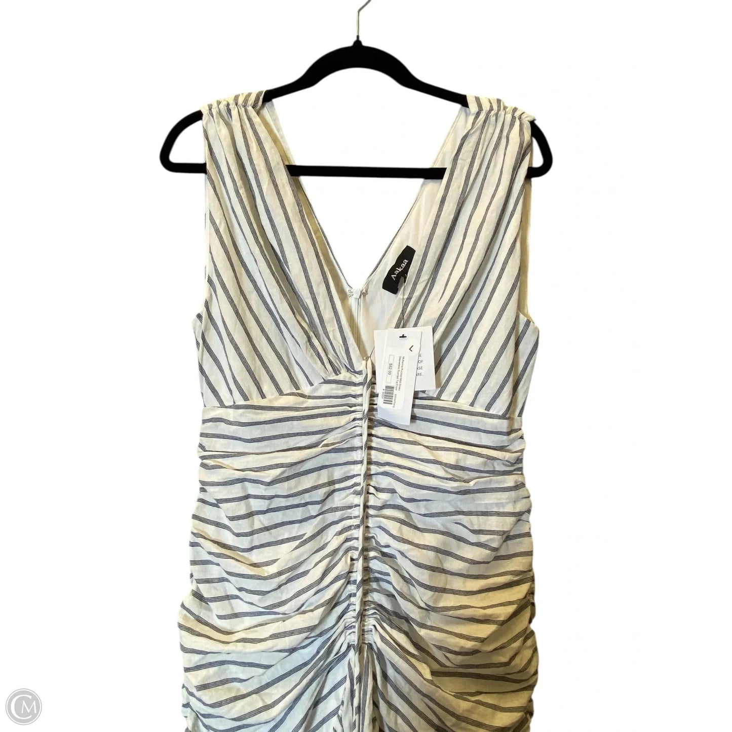 Dress Casual Maxi By Aakaa In Striped Pattern, Size: L