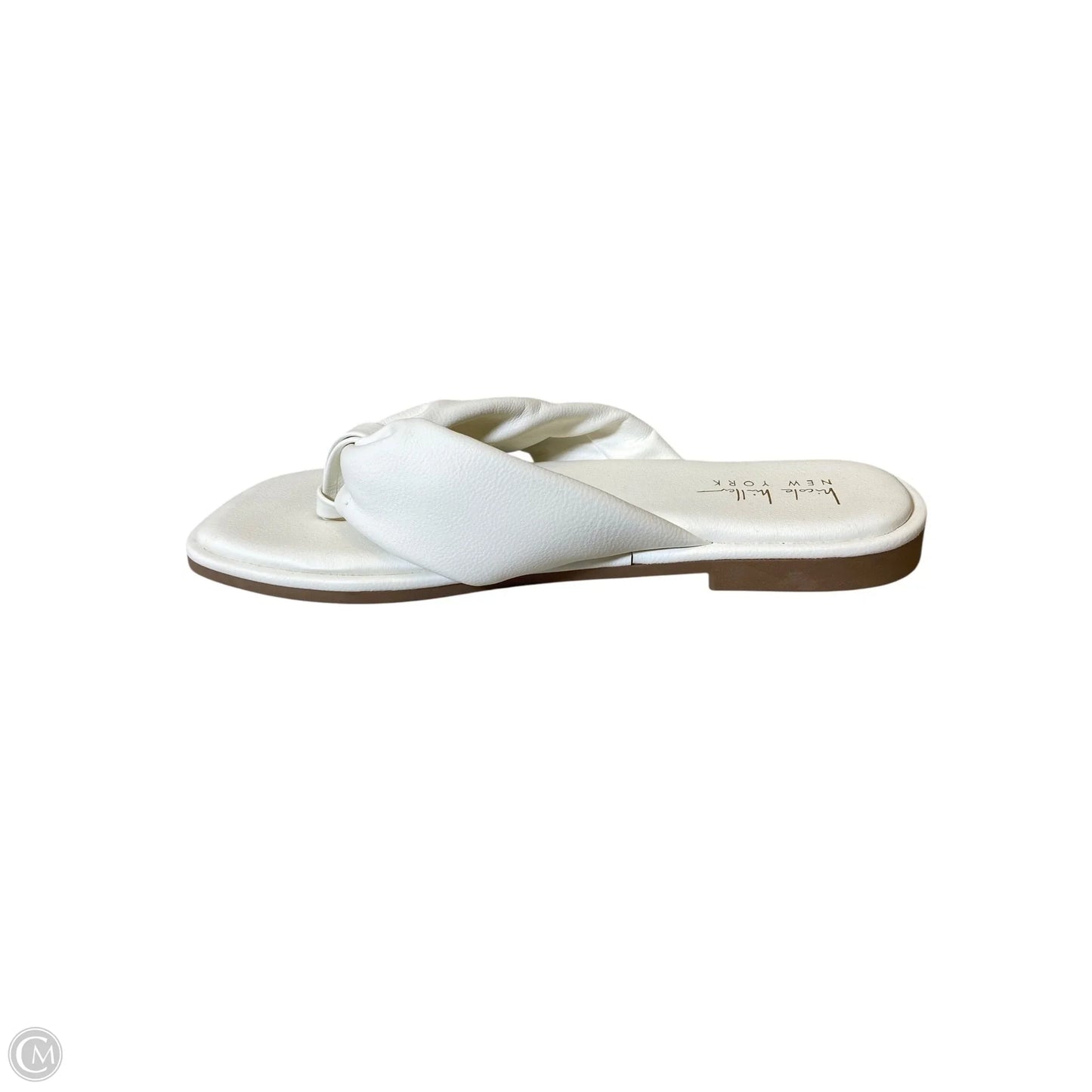 Sandals Flats By Nicole By Nicole Miller In White, Size: 7