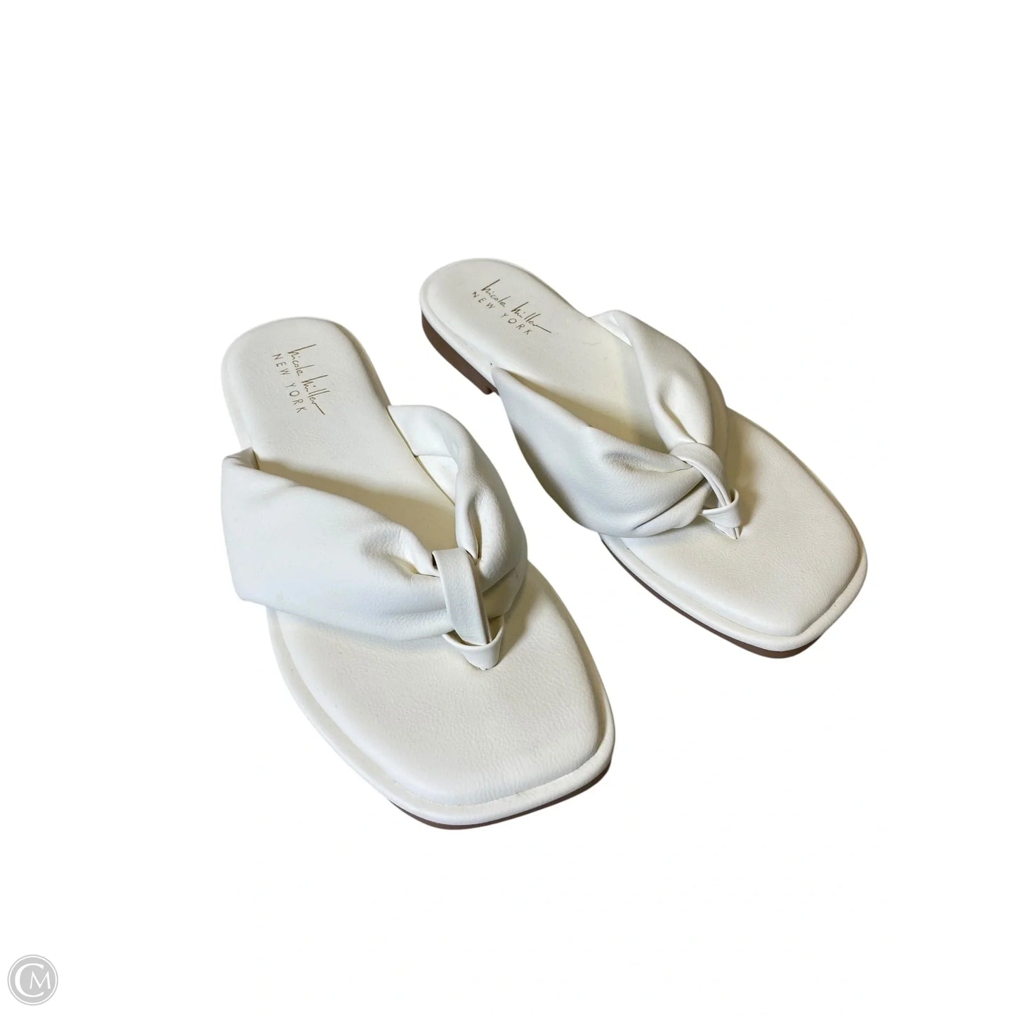 Sandals Flats By Nicole By Nicole Miller In White, Size: 7