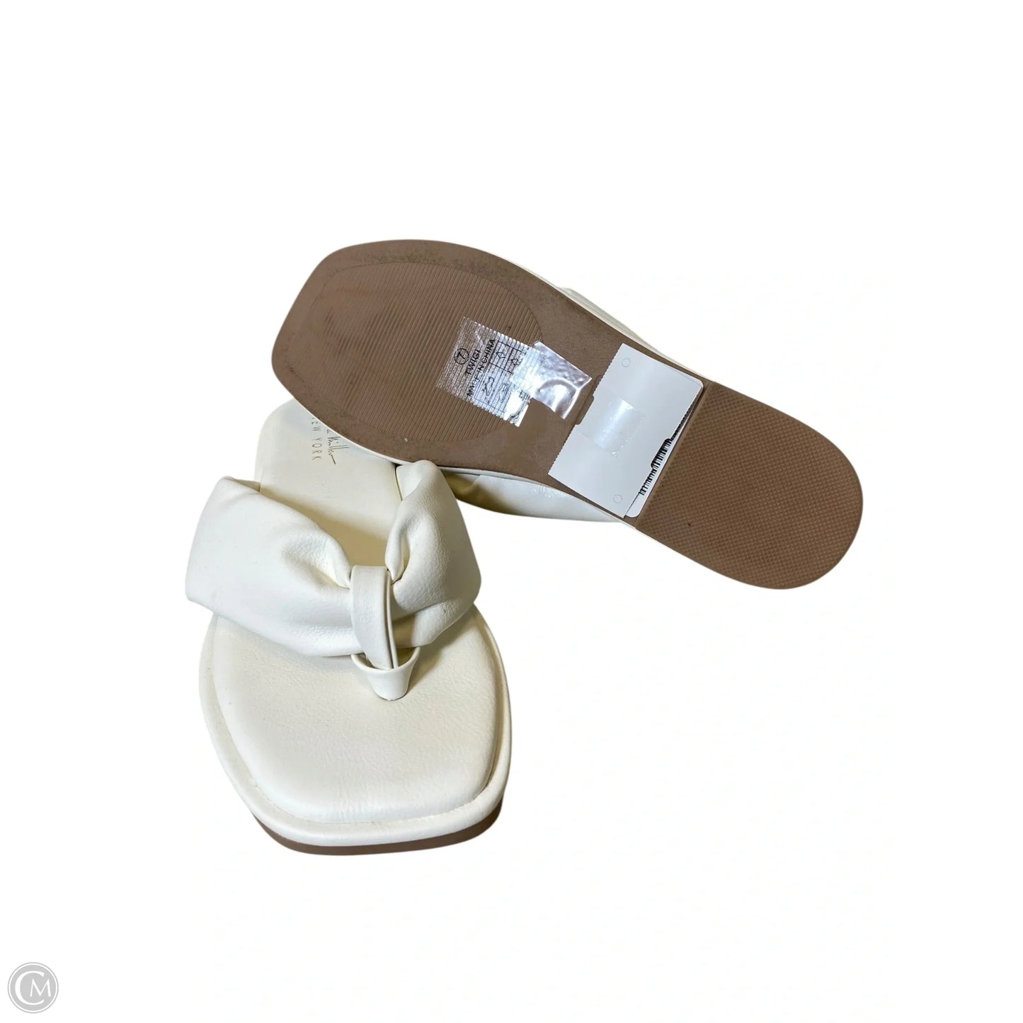 Sandals Flats By Nicole By Nicole Miller In White, Size: 7