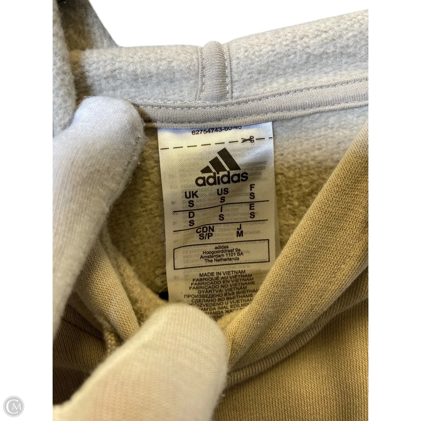 Sweatshirt Hoodie By Adidas In Multi-colored, Size: S