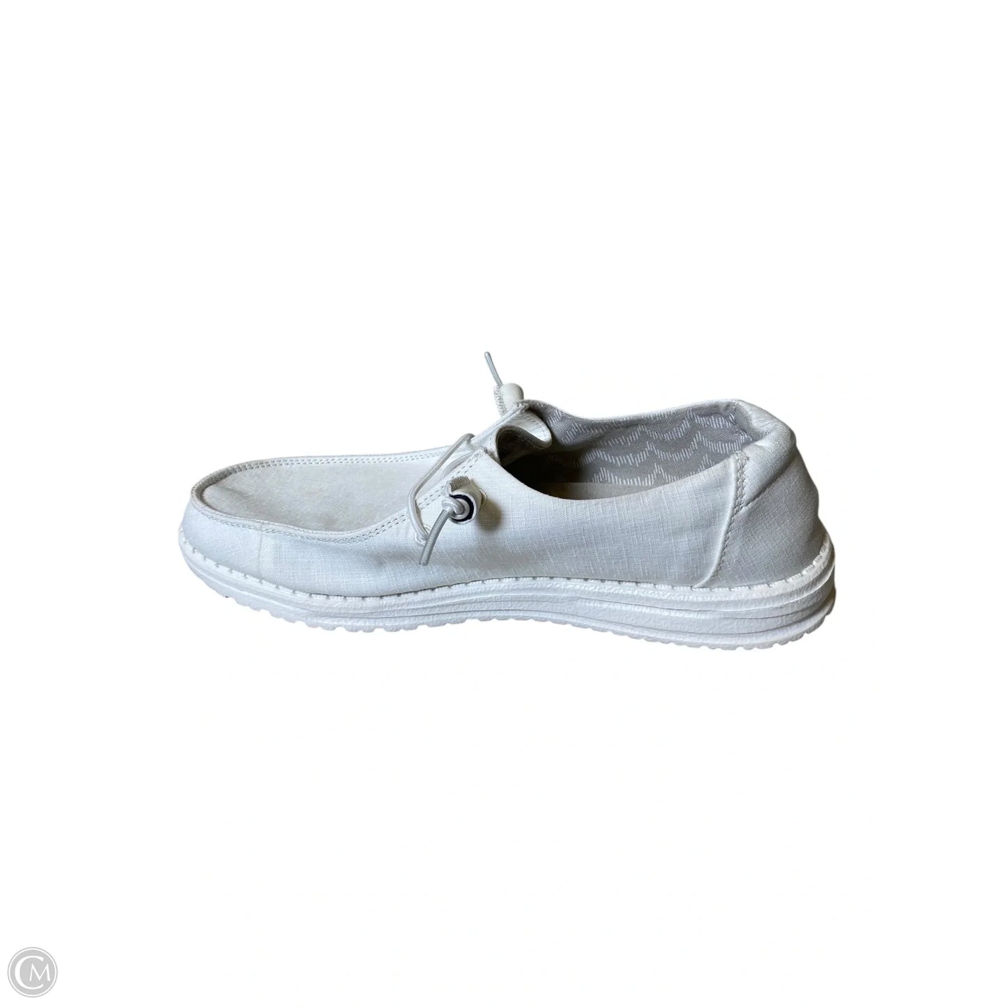 Shoes Flats By Hey Dude In White, Size: 8