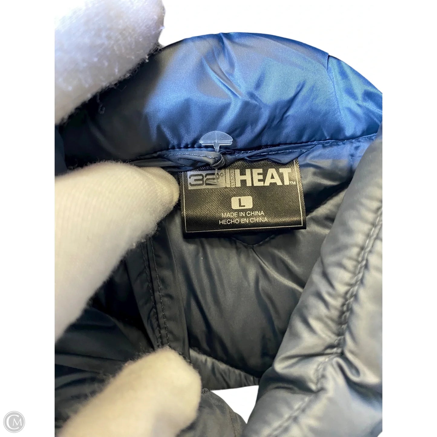 Vest Puffer & Quilted By 32 Degrees In Blue, Size: L