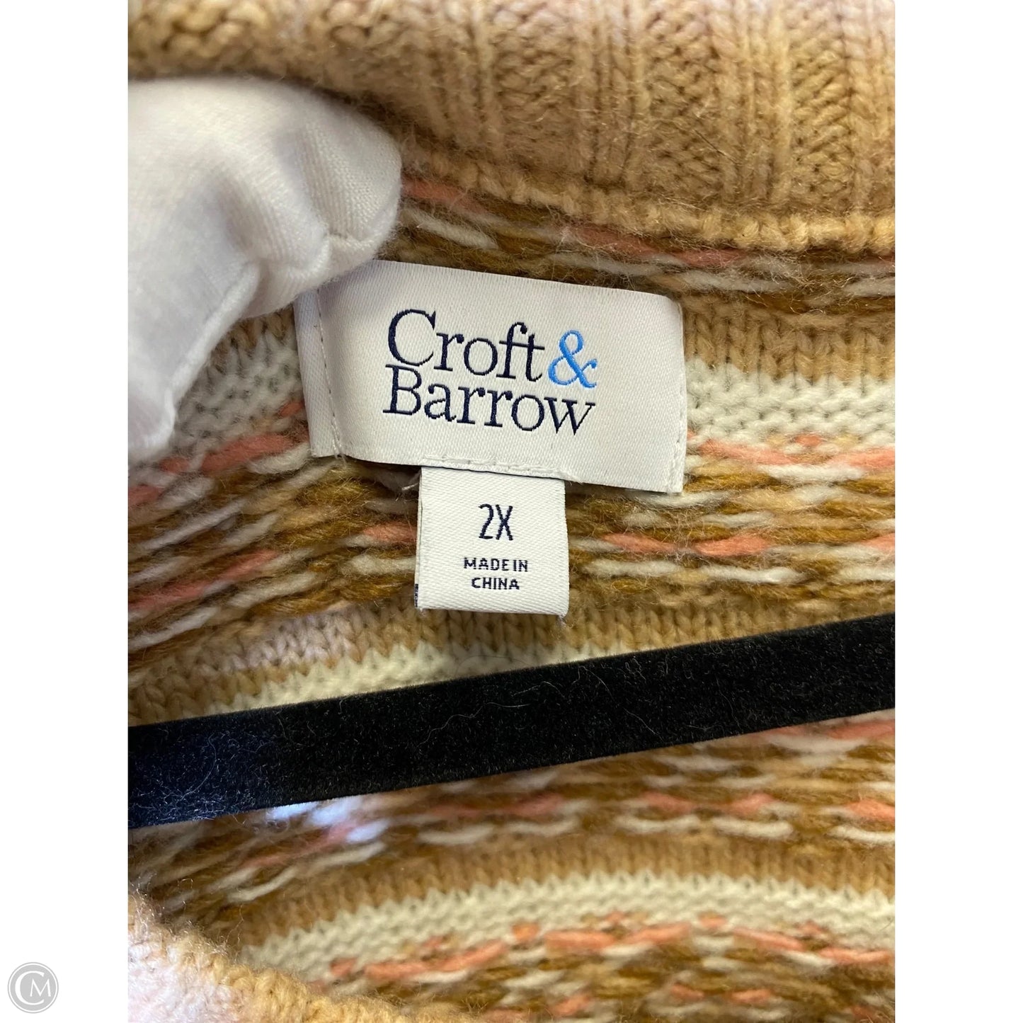 Sweater By Croft And Barrow In Multi-colored, Size: 2x