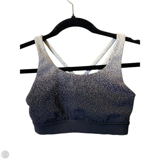 Athletic Bra By Lululemon In Black & White, Size: 4