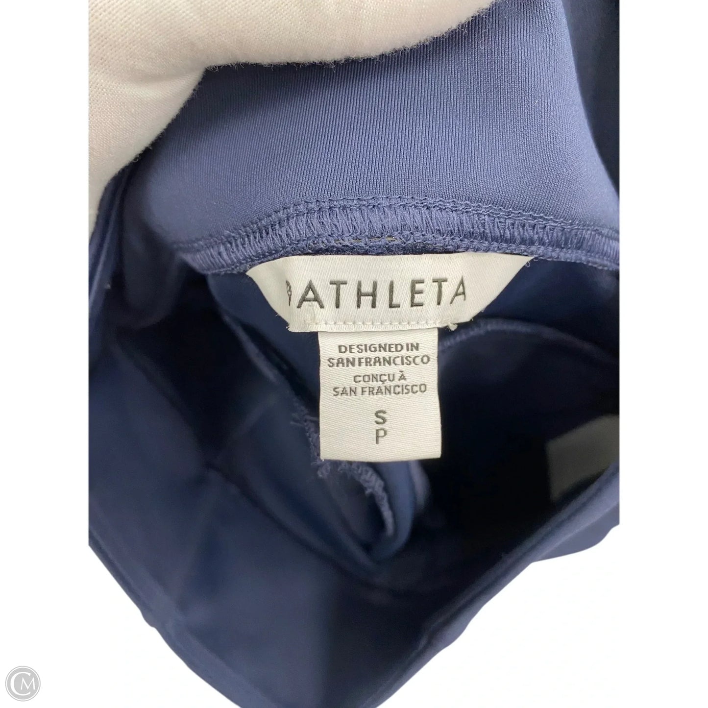 Athletic Leggings By Athleta In Navy, Size: S