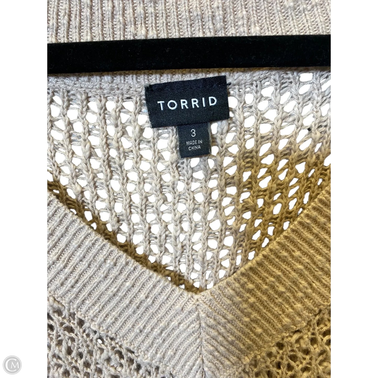 Dress Sweater By Torrid In Beige, Size: 3x