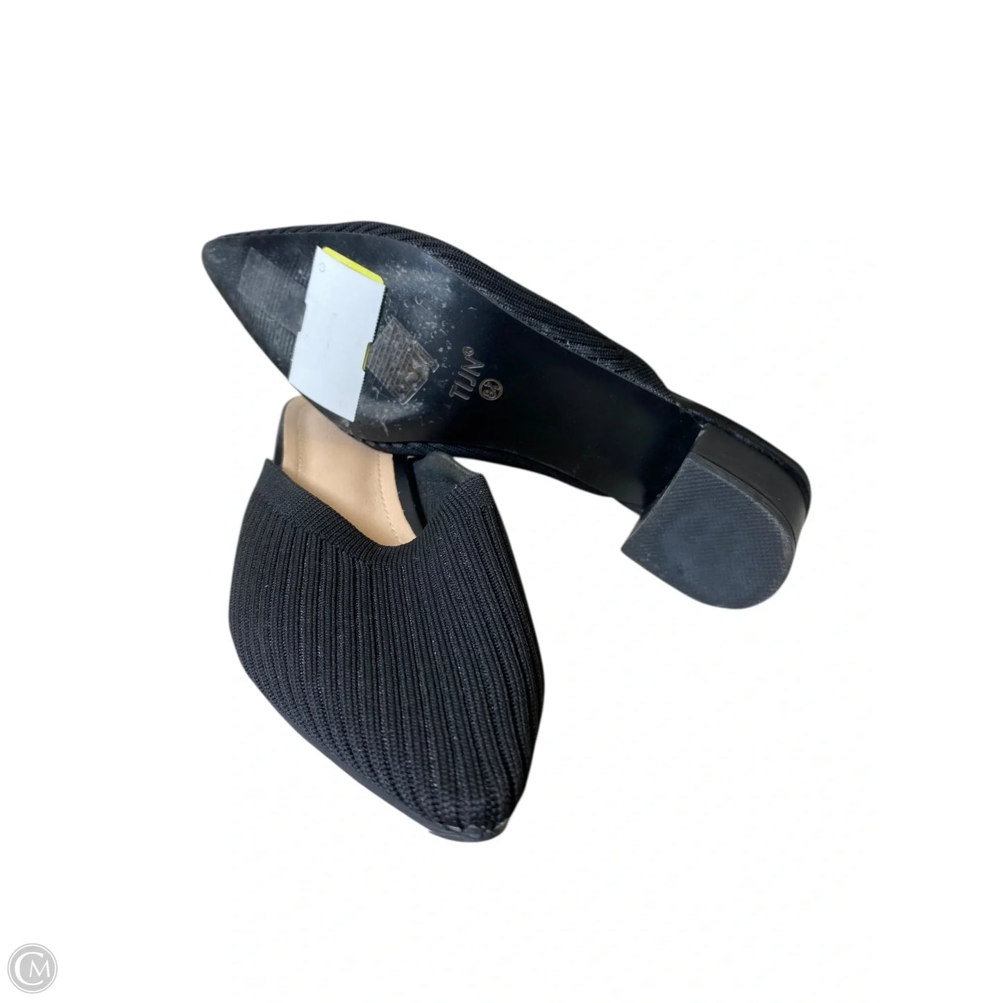 Shoes Heels Block By Clothes Mentor In Black, Size: 8.5