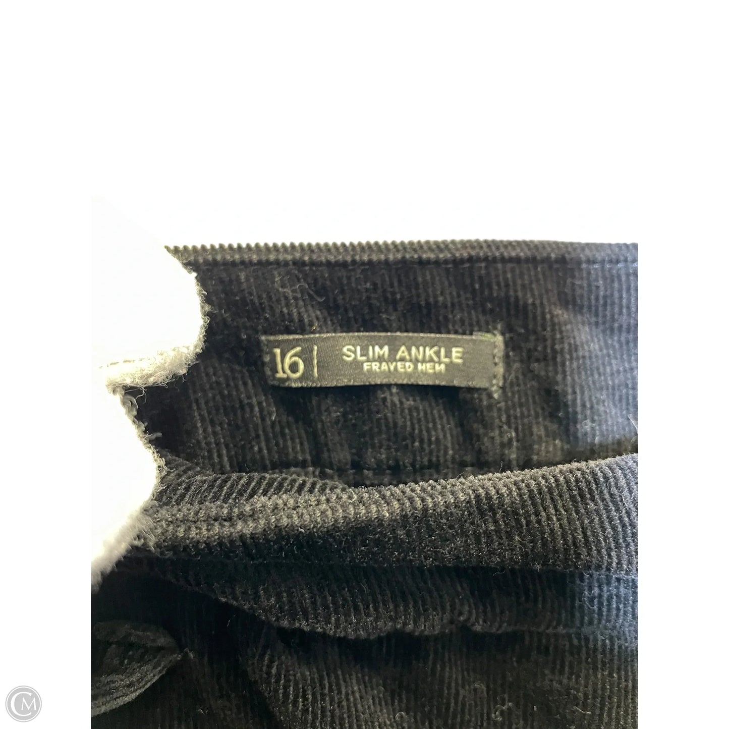 Pants Corduroy By Talbots In Black, Size: 16