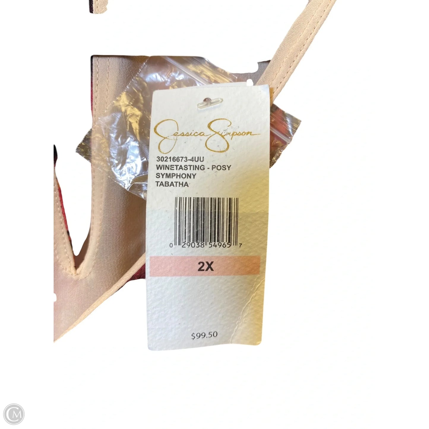 Dress Casual Maxi By Jessica Simpson In Multi-colored, Size: 2x