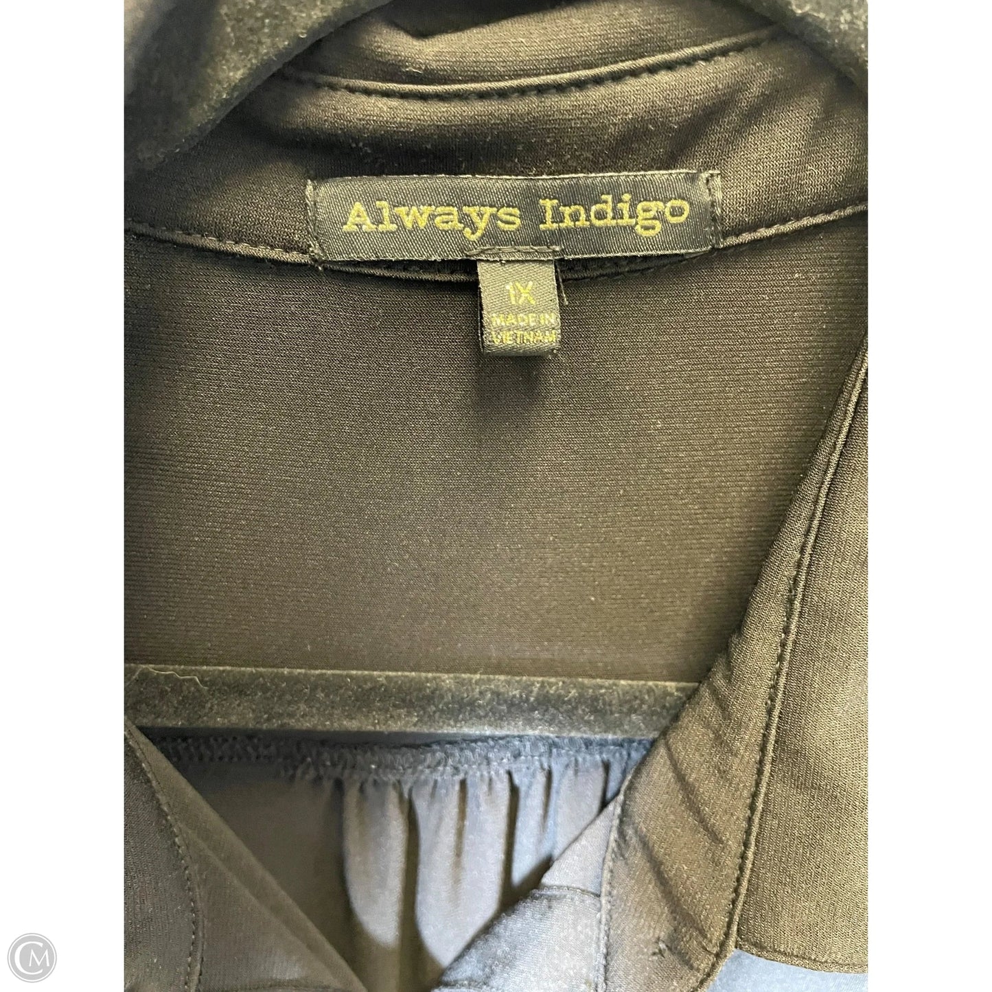 Dress Casual Maxi By Always Indigo In Black, Size: 1x