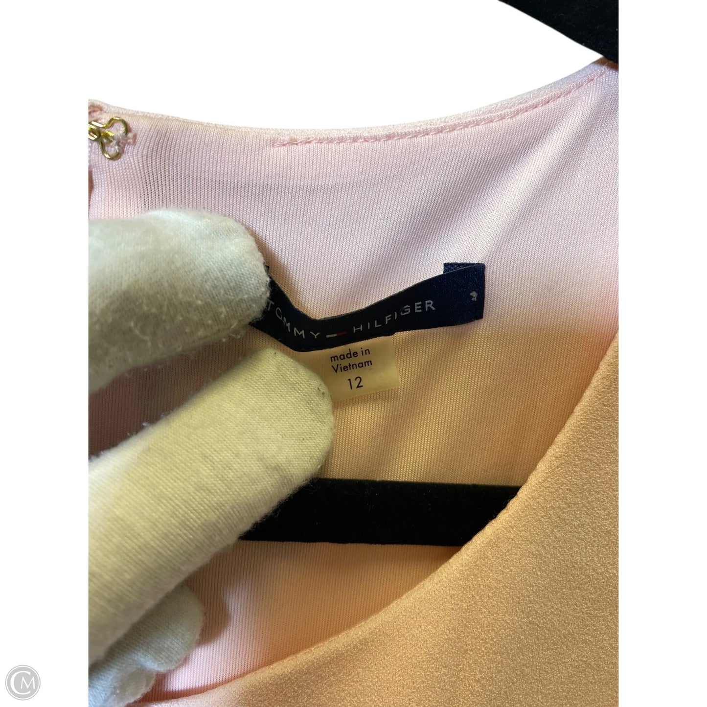 Dress Casual Midi By Tommy Hilfiger In Multi-colored, Size: 12