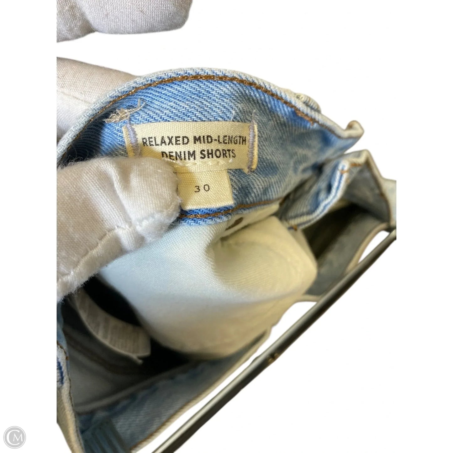 Shorts By Madewell In Blue Denim, Size: 10