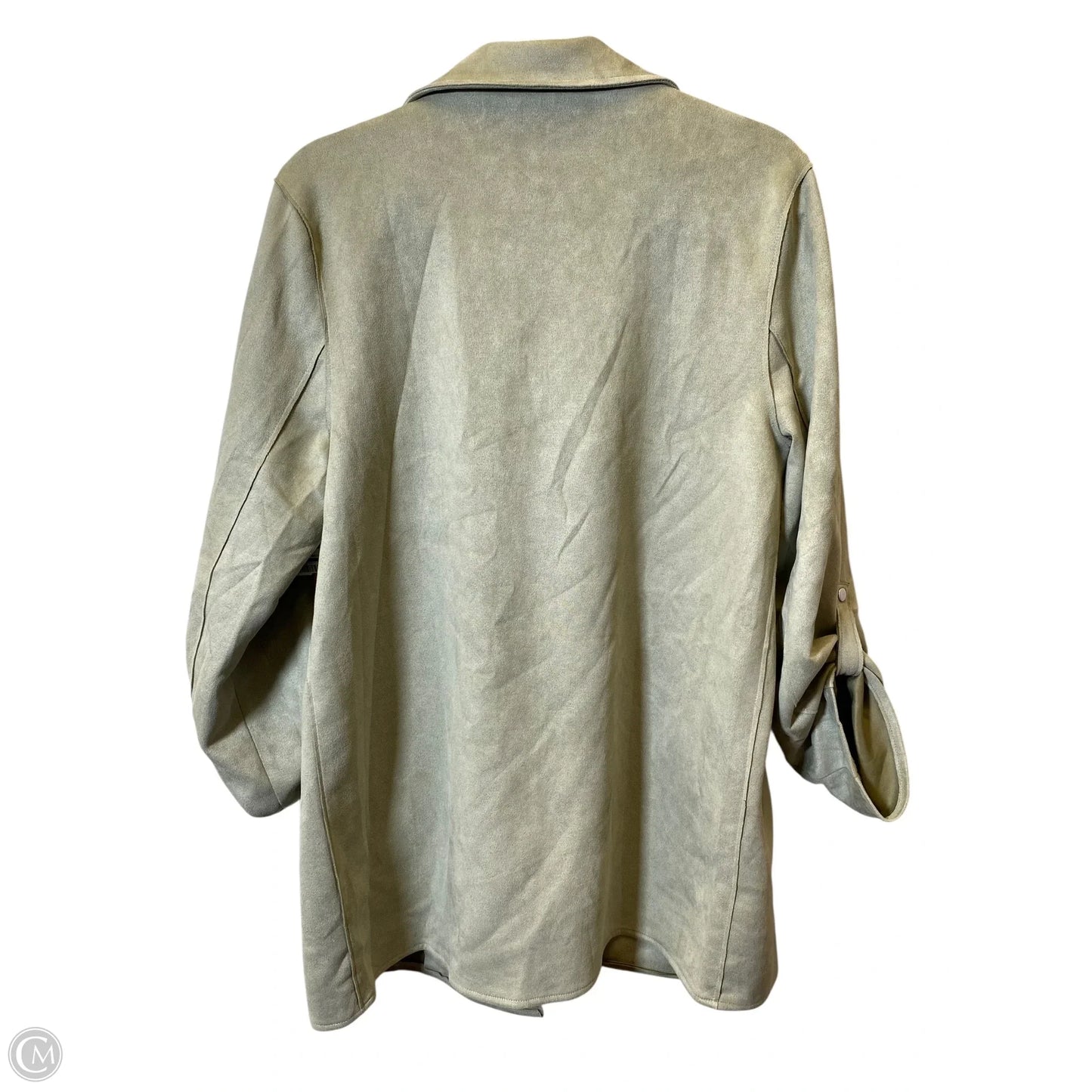 Sweater Cardigan By Love Tree In Green, Size: M