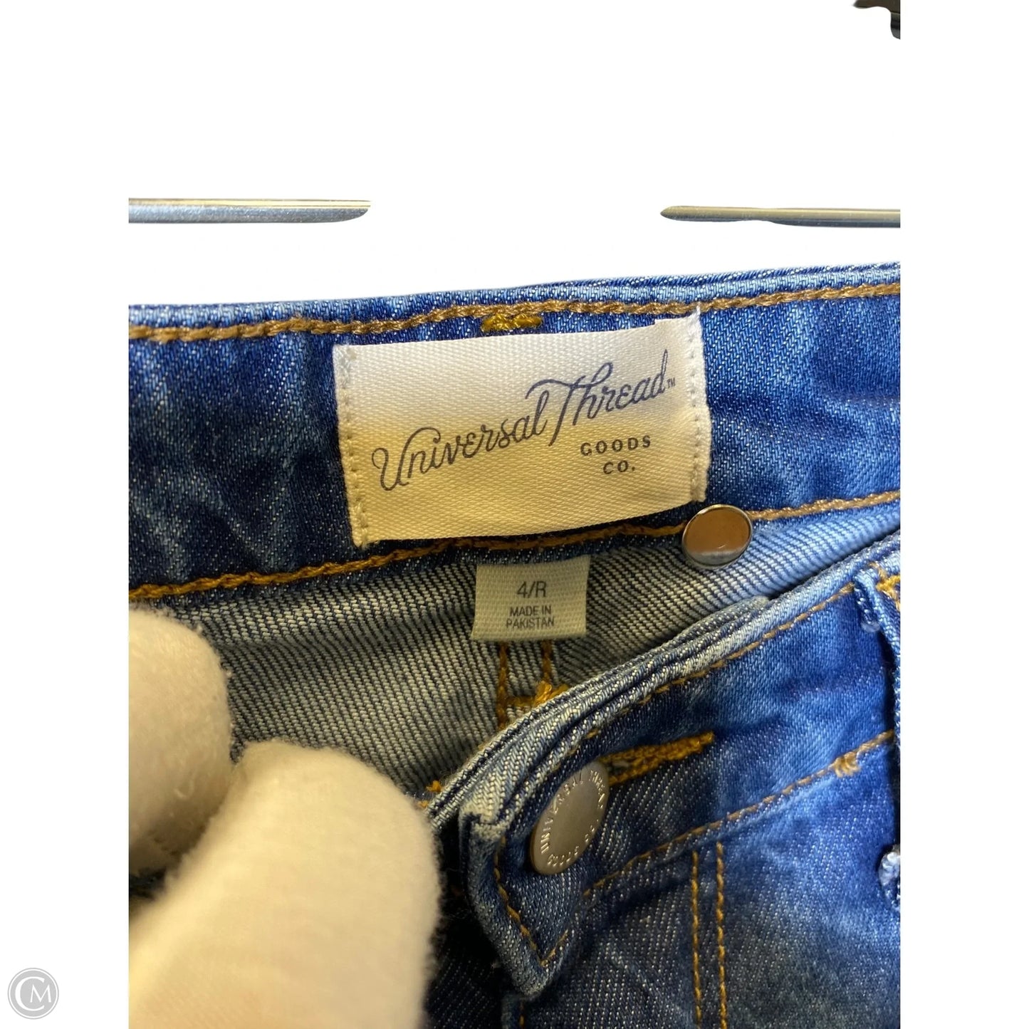 Jeans Boot Cut By Universal Thread In Blue Denim, Size: 4