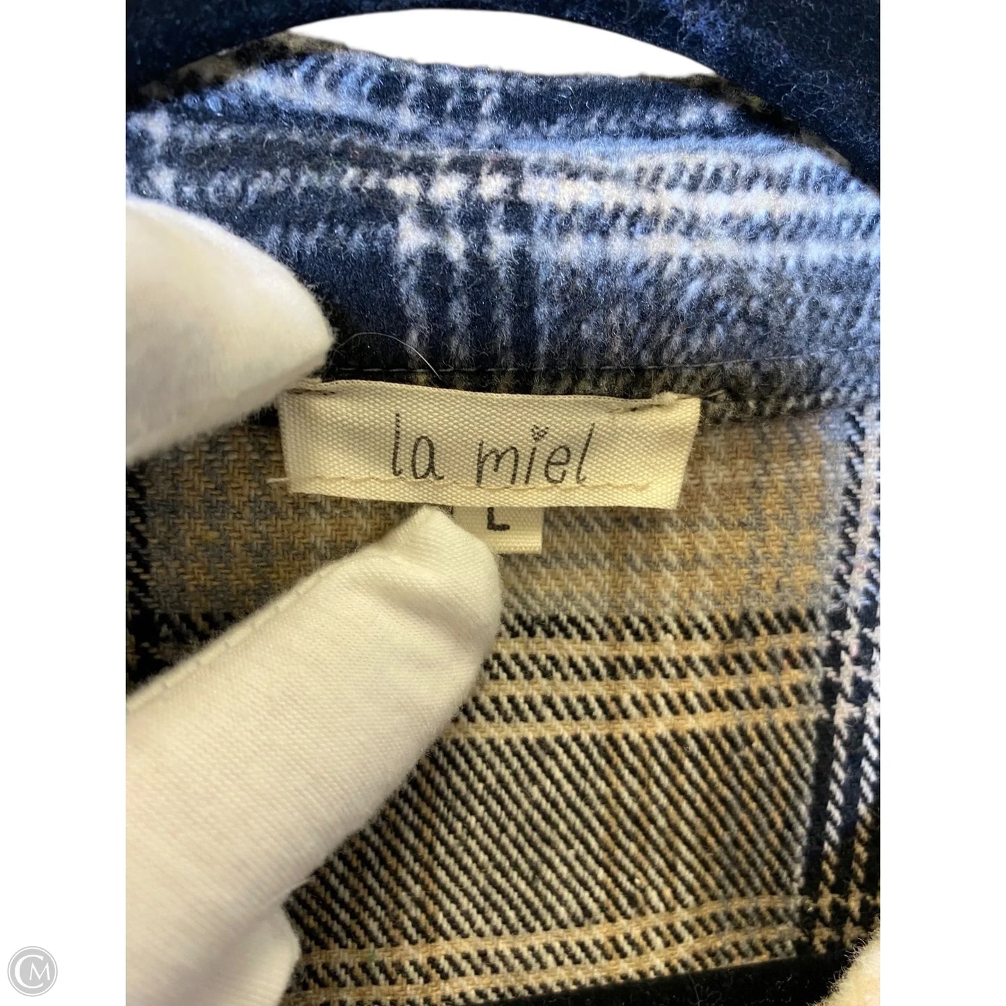 Jacket Other By La Miel In Plaid Pattern, Size: L