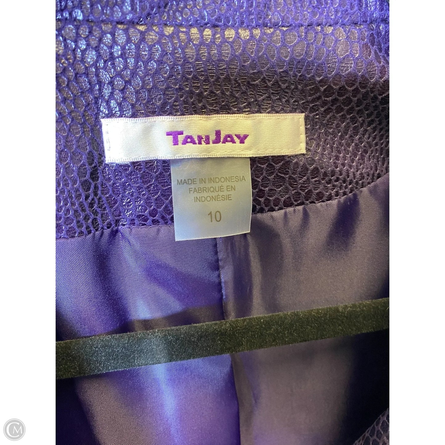 Jacket Other By Tanjay In Purple, Size: 10