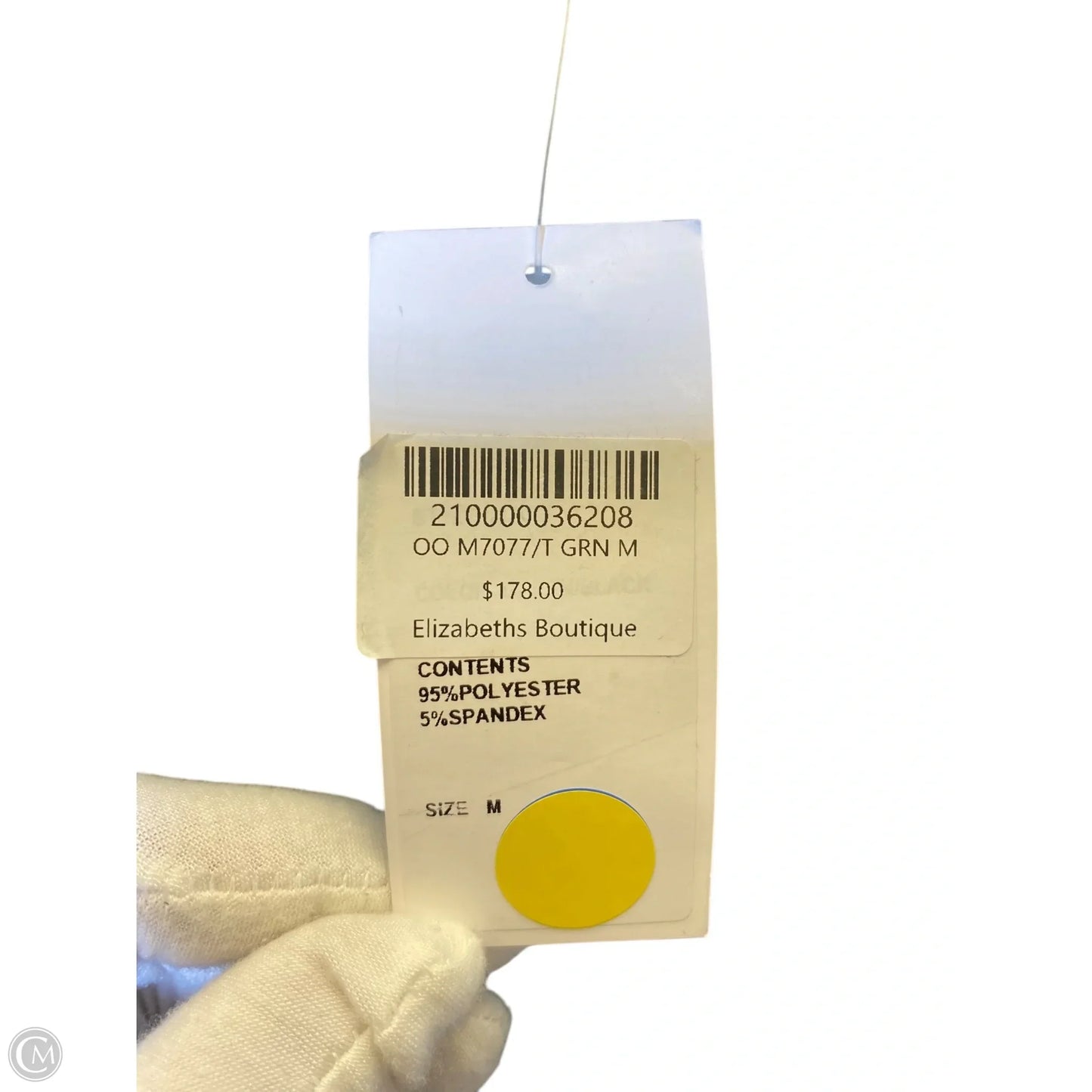 Top Long Sleeve By Clothes Mentor In Black & Green, Size: M