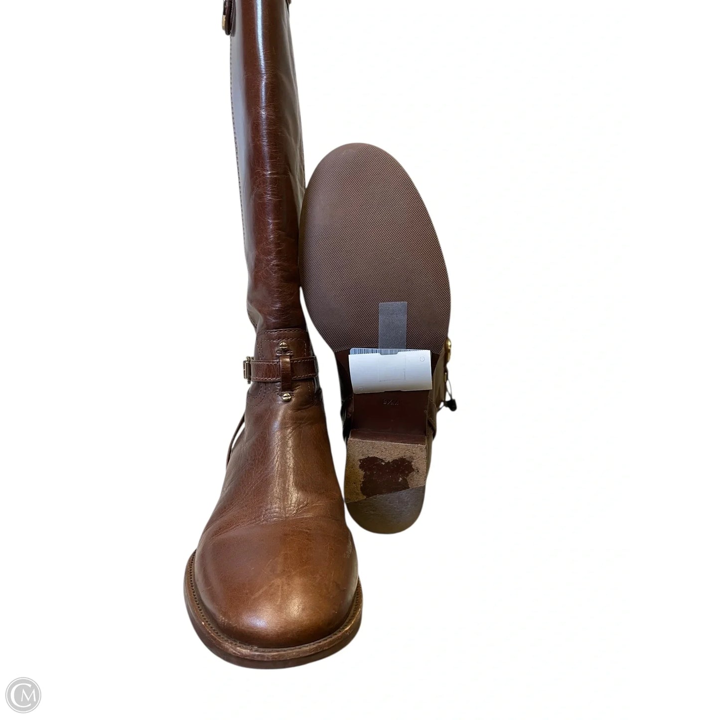 Boots Designer By Tory Burch In Brown, Size: 9.5