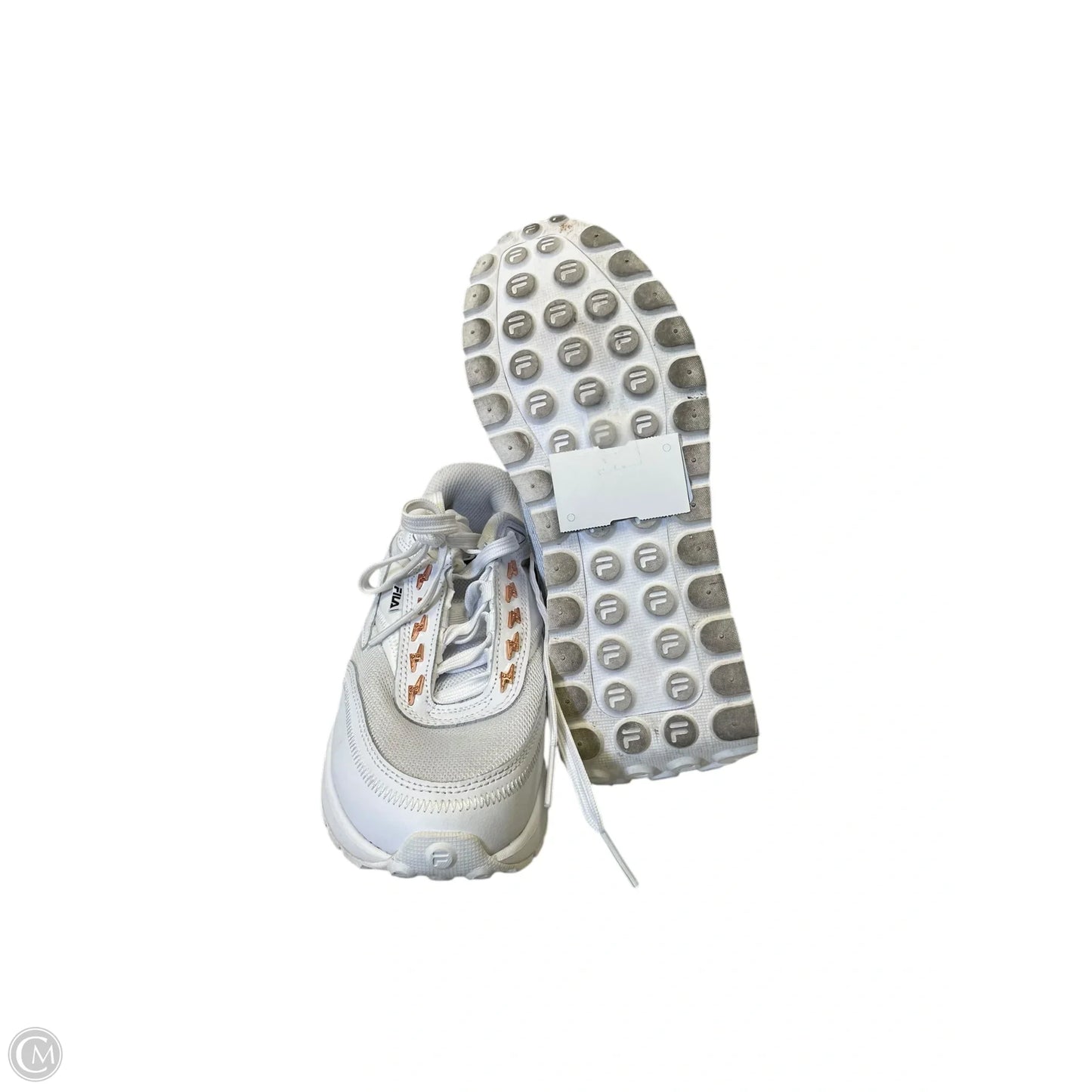 Shoes Athletic By Fila In White, Size: 8