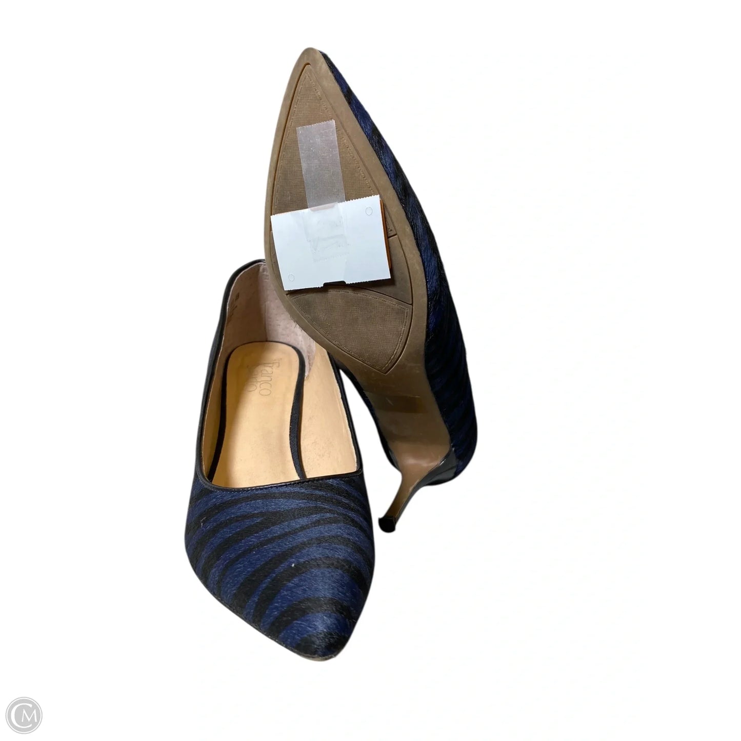 Shoes Heels Stiletto By Franco Sarto In Zebra Print, Size: 8.5