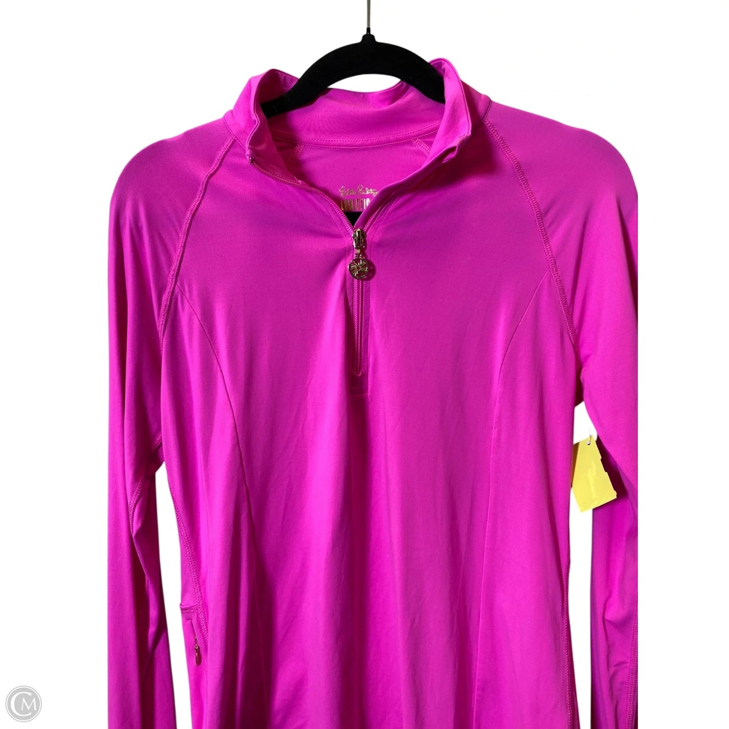 Top Long Sleeve Designer By Lilly Pulitzer In Pink, Size: M