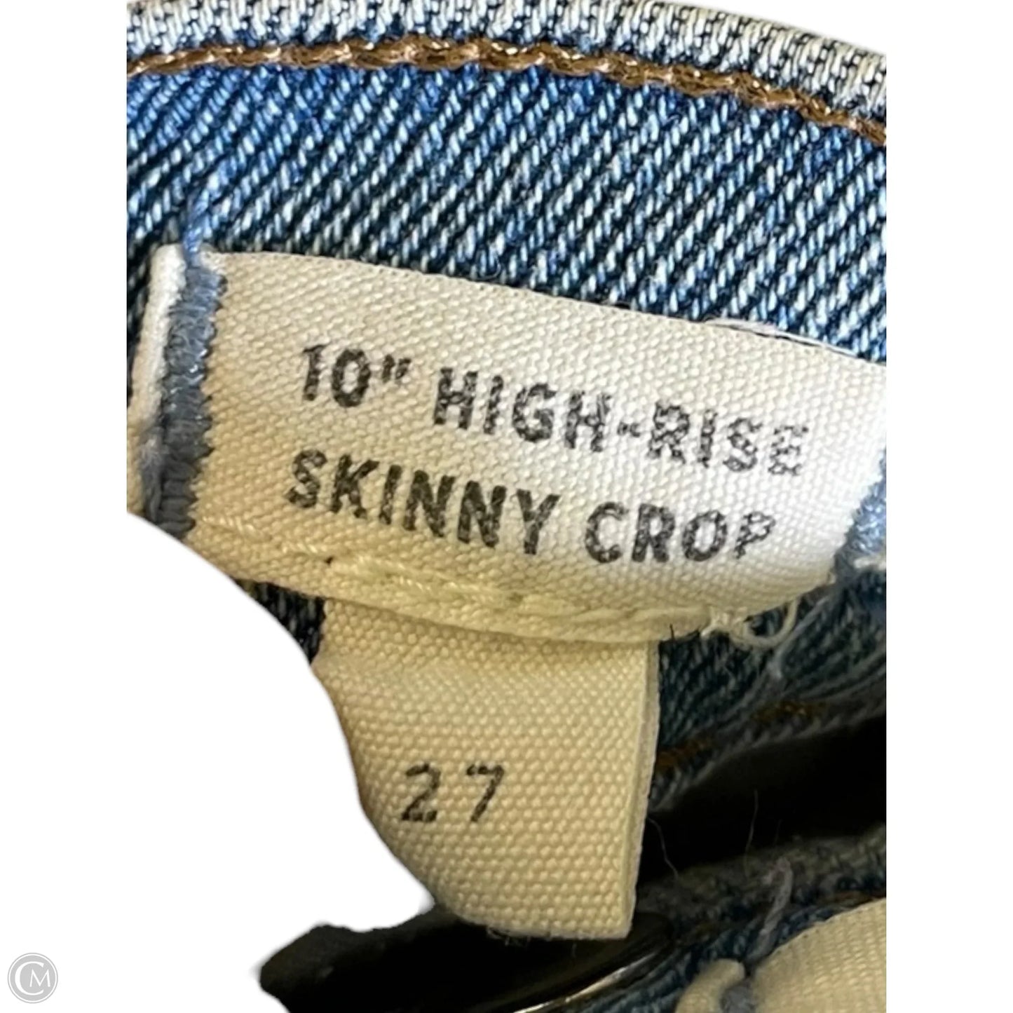 Jeans Skinny By Madewell In Blue Denim, Size: 4